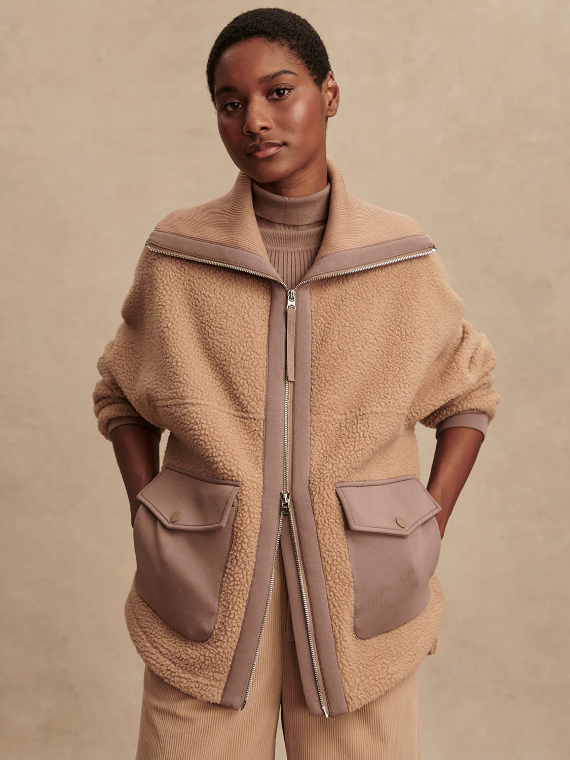 Eleanor Patch Pocket Fleece - Image 4