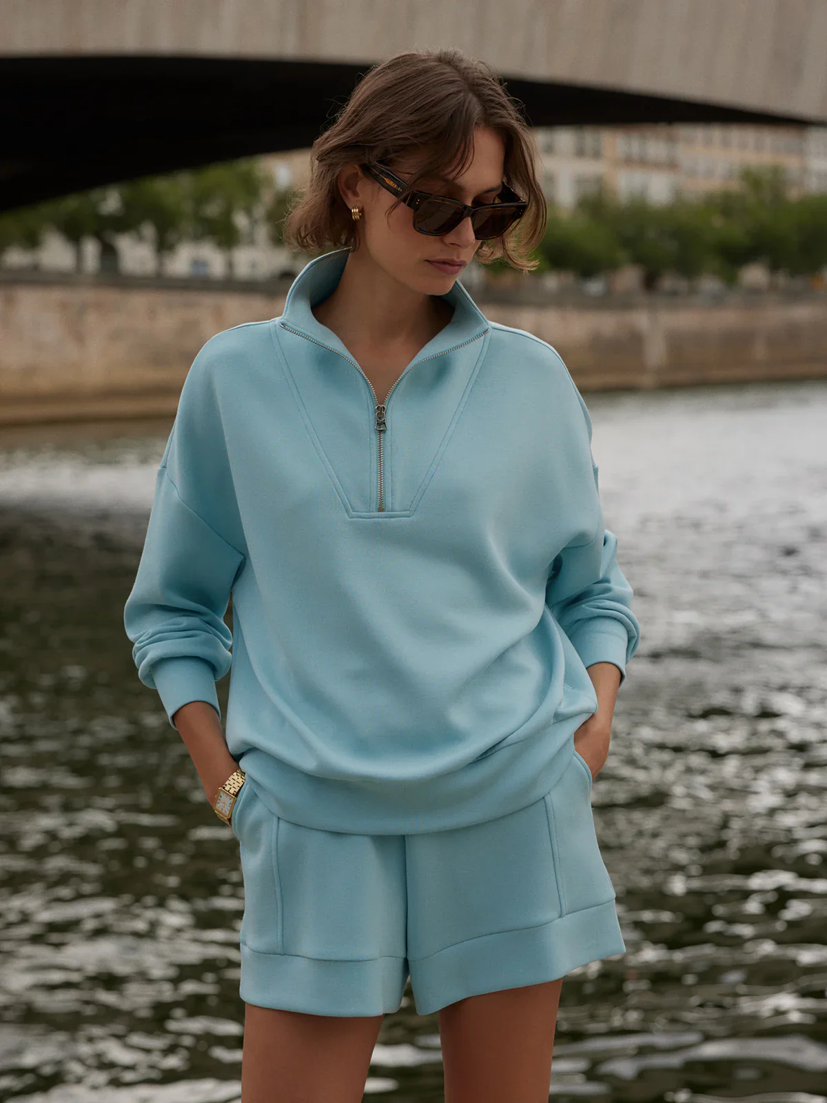 Hawley Half Zip Sweat - Image 14