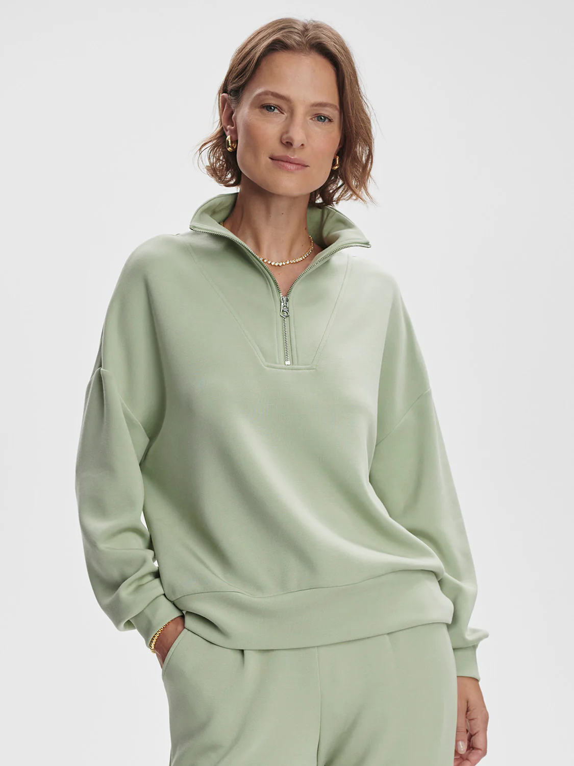 Hawley Half Zip Sweat - Image 3