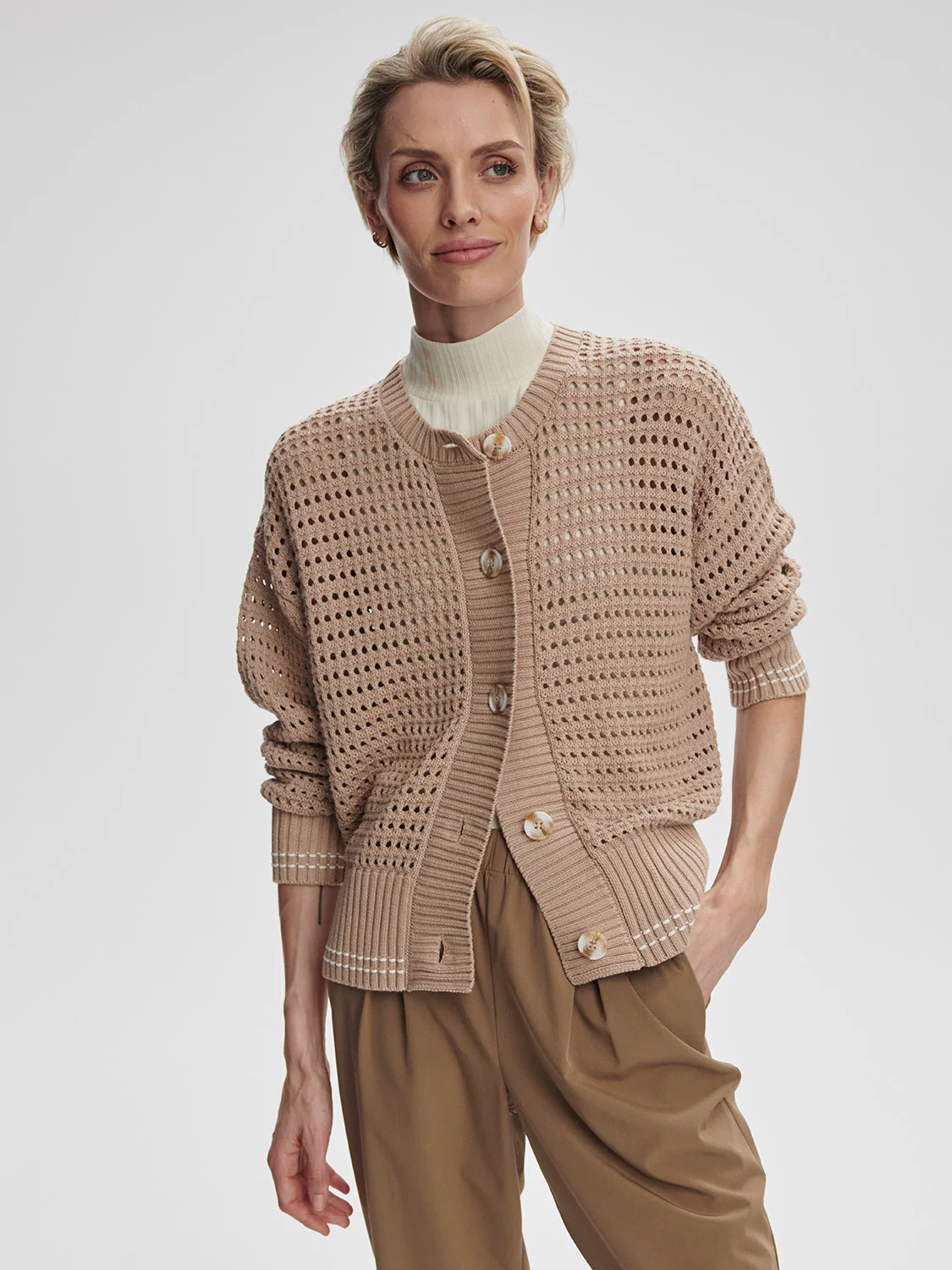 Kris Relaxed Fit Knit Cardigan - Image 3