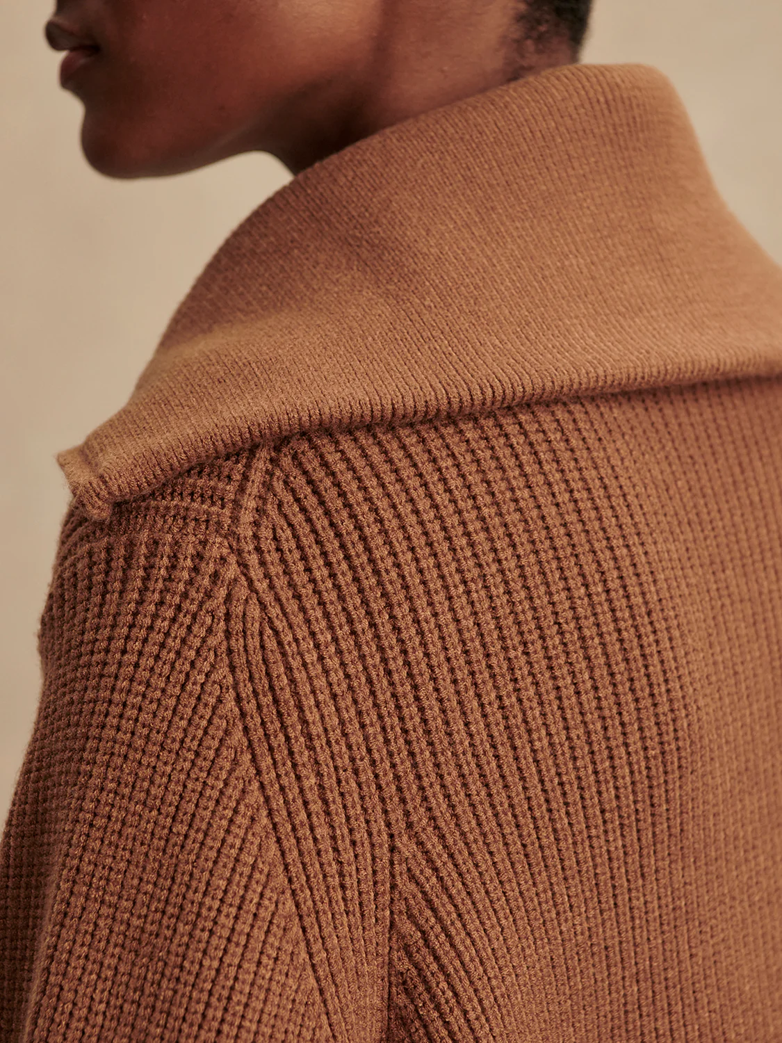 Maura Half Zip Rib Knit - Image 3
