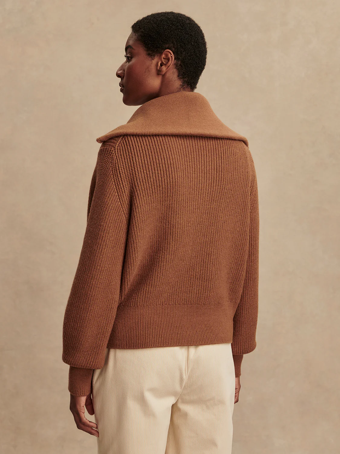 Maura Half Zip Rib Knit - Image 6