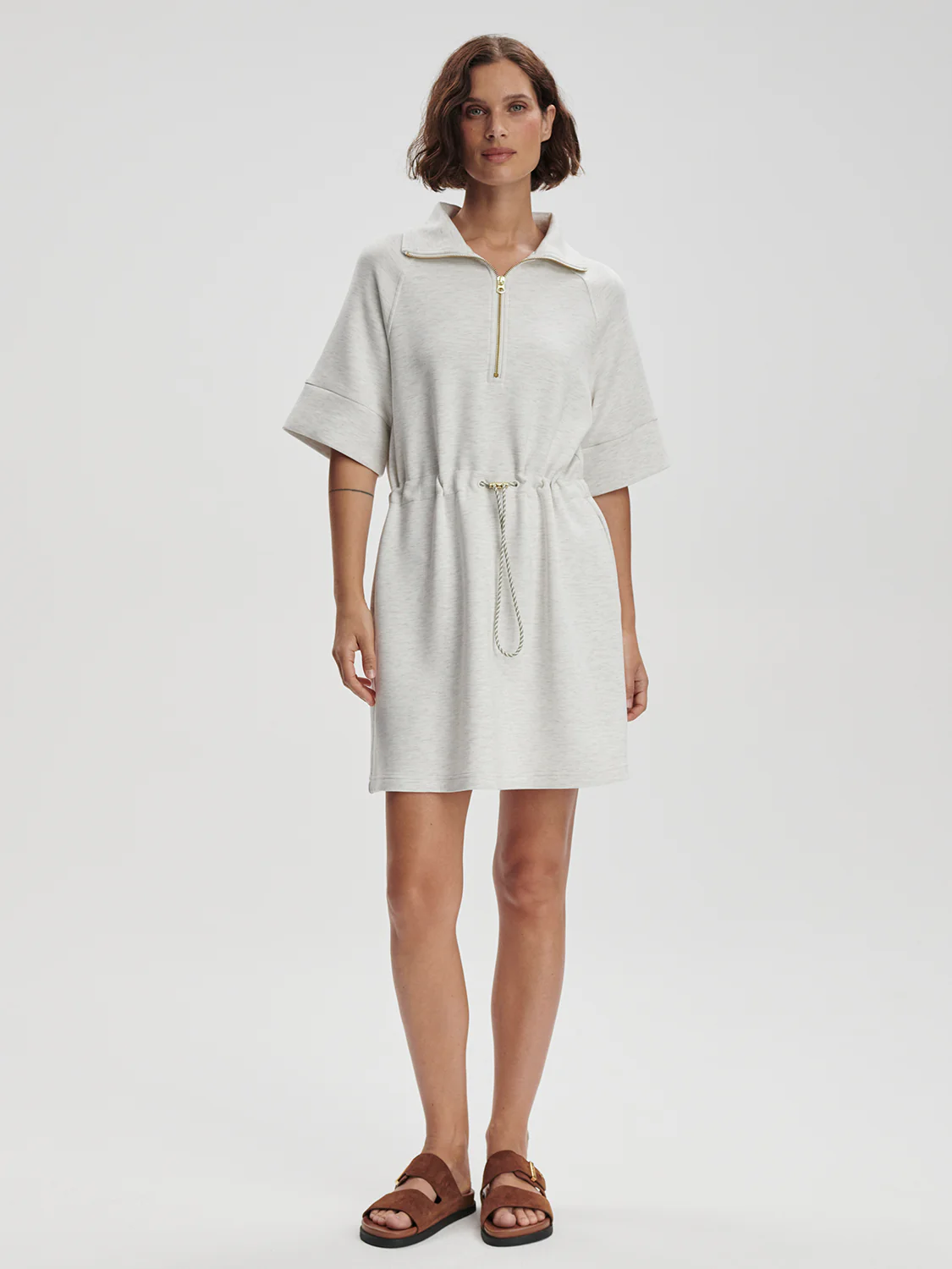 Paisley Half Zip Dress - Image 7