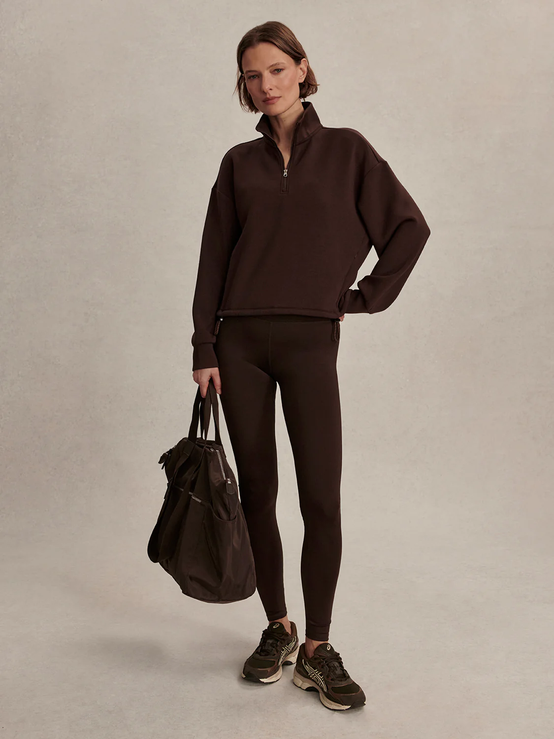 Sian Cropped Half Zip Midlayer - Image 5