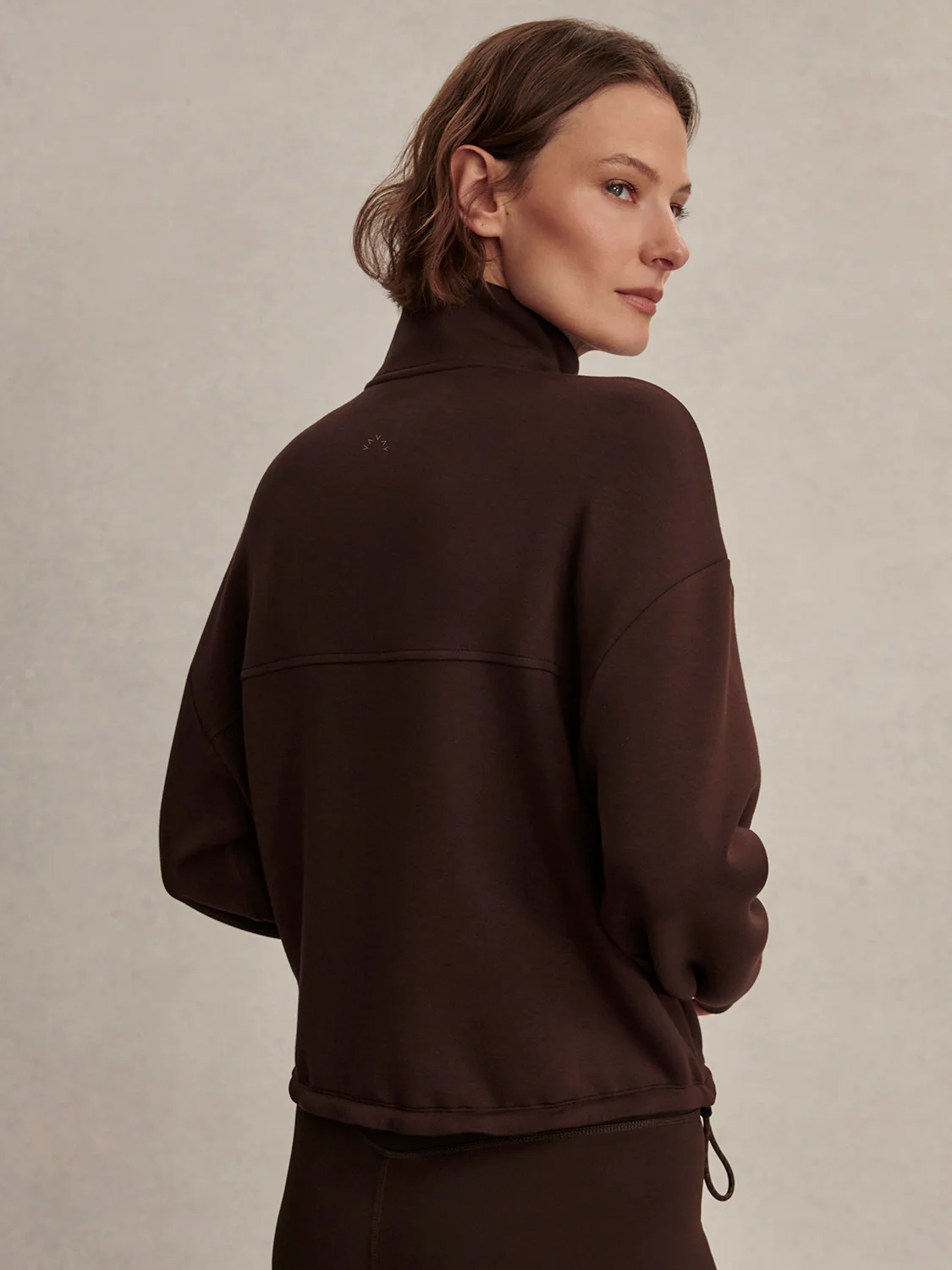 Sian Cropped Half Zip Midlayer - Image 8
