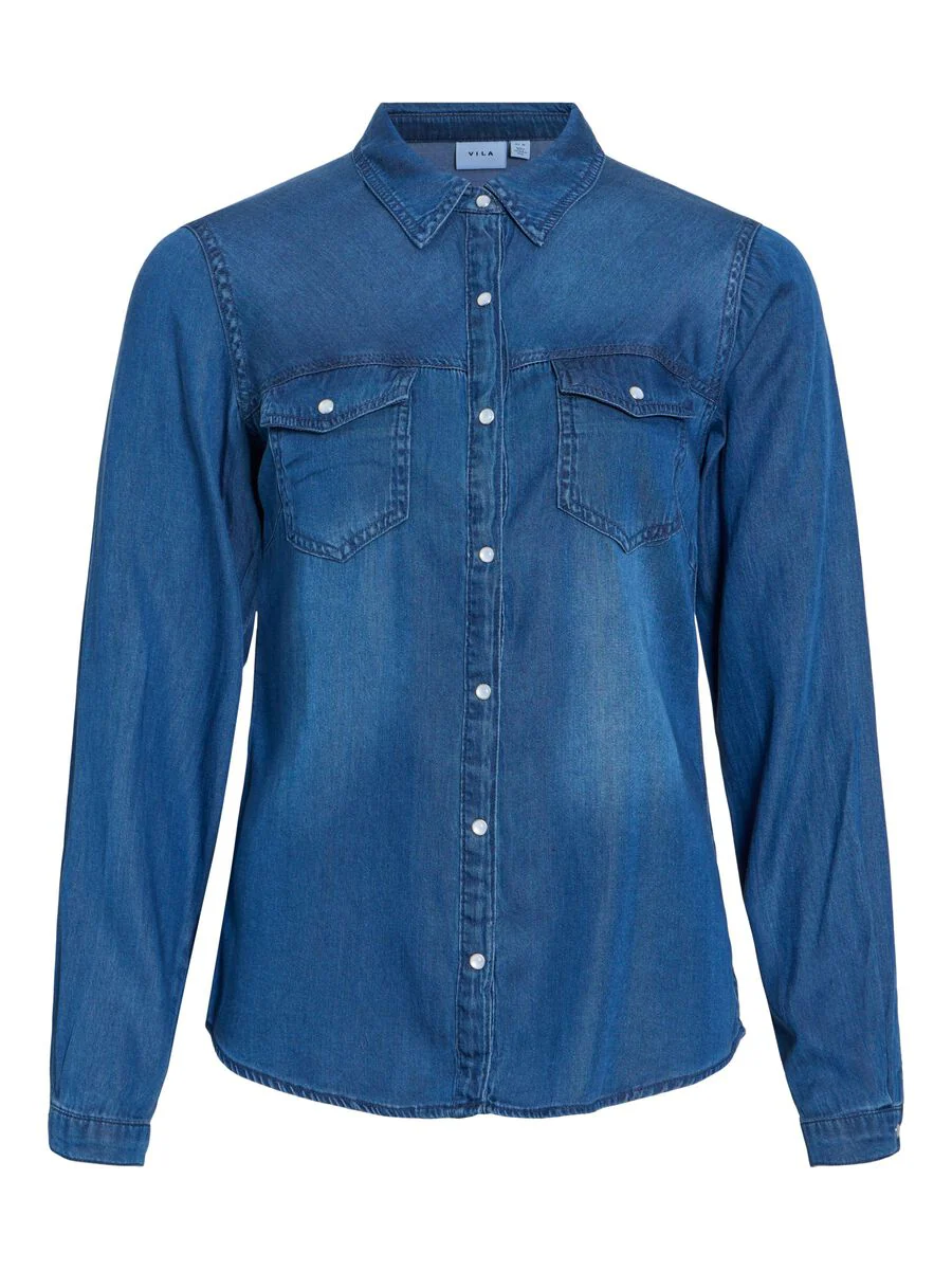 VIBISTA POCKET DENIM SHIRT - Image 2