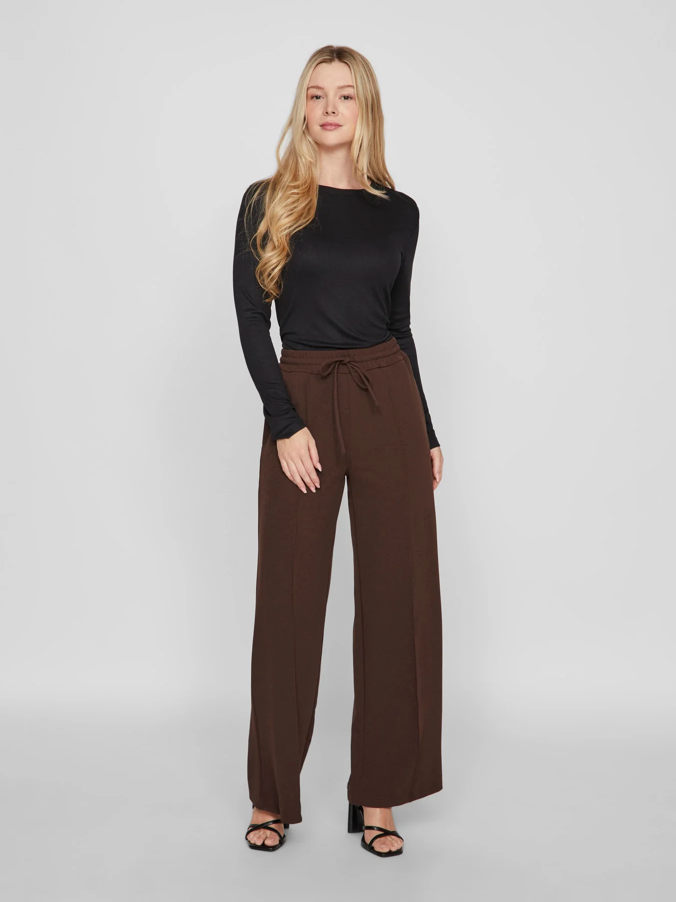 VICLUA HIGH WAISTED WIDE-LEG TROUSERS - Image 20