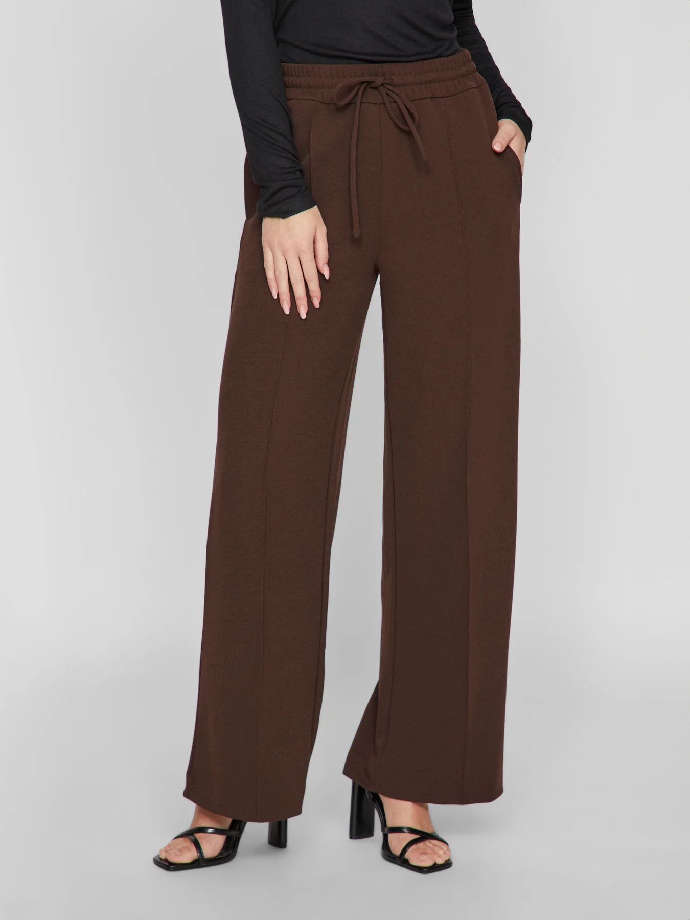 VICLUA HIGH WAISTED WIDE-LEG TROUSERS - Image 23