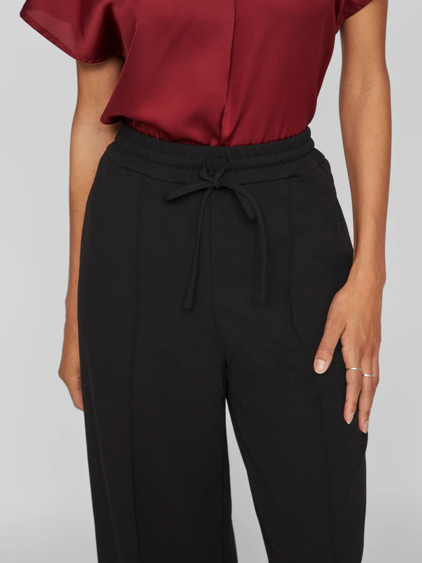 VICLUA HIGH WAISTED WIDE-LEG TROUSERS - Image 4