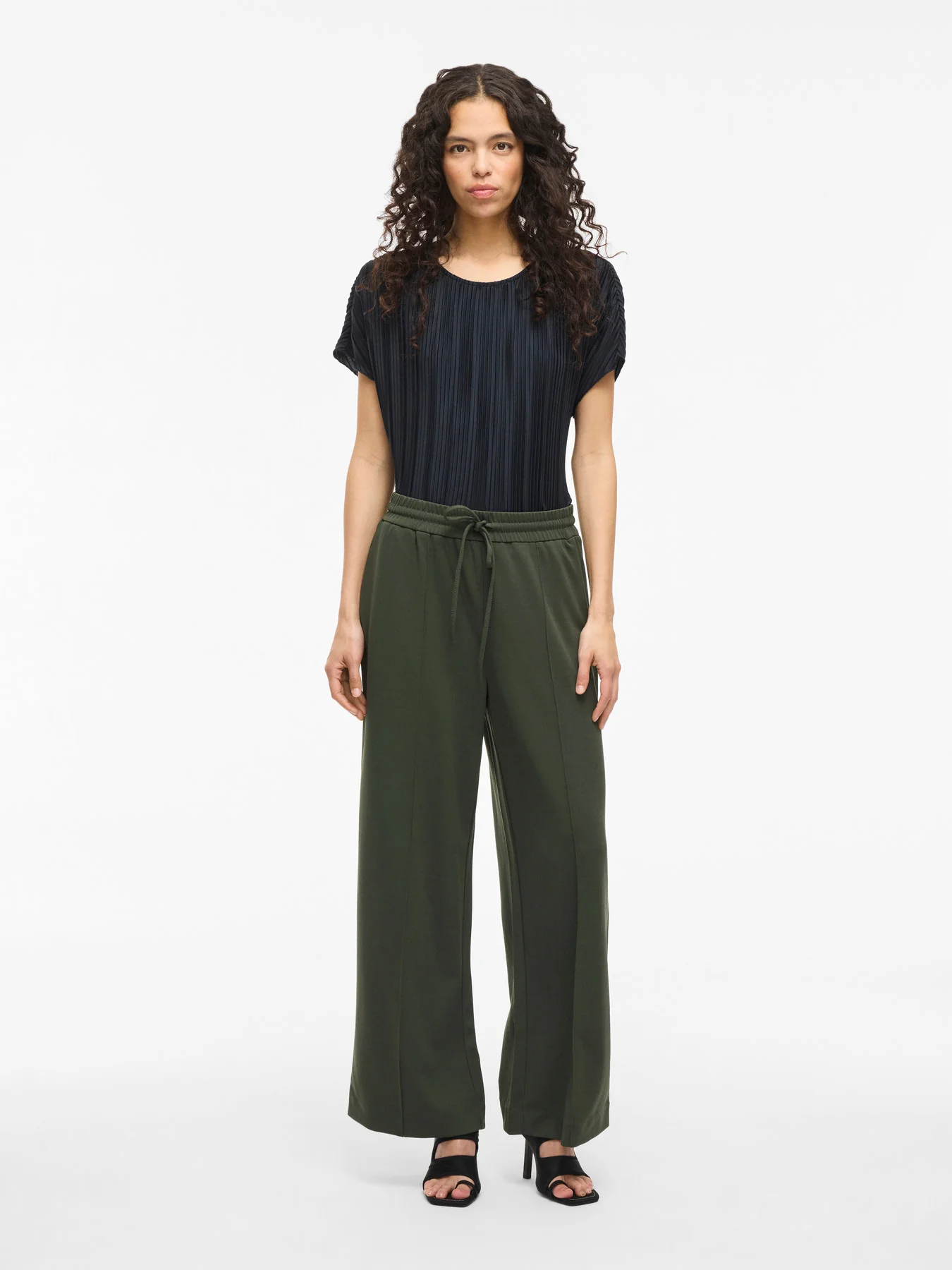 VICLUA HIGH WAISTED WIDE-LEG TROUSERS - Image 7