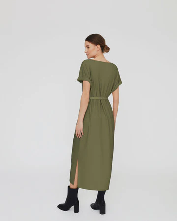 VIMODALA Boatneck Midi Dress - Image 2
