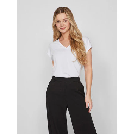 VIMODALA V-Neck Short Sleeve Top - Image 6