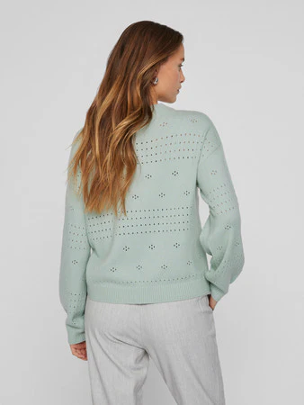 VIRIL POINTELLE KNIT JUMPER - Image 3