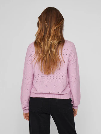 VIRIL POINTELLE KNIT JUMPER - Image 7