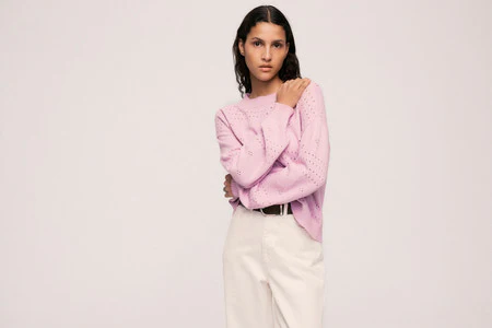 VIRIL POINTELLE KNIT JUMPER - Image 9