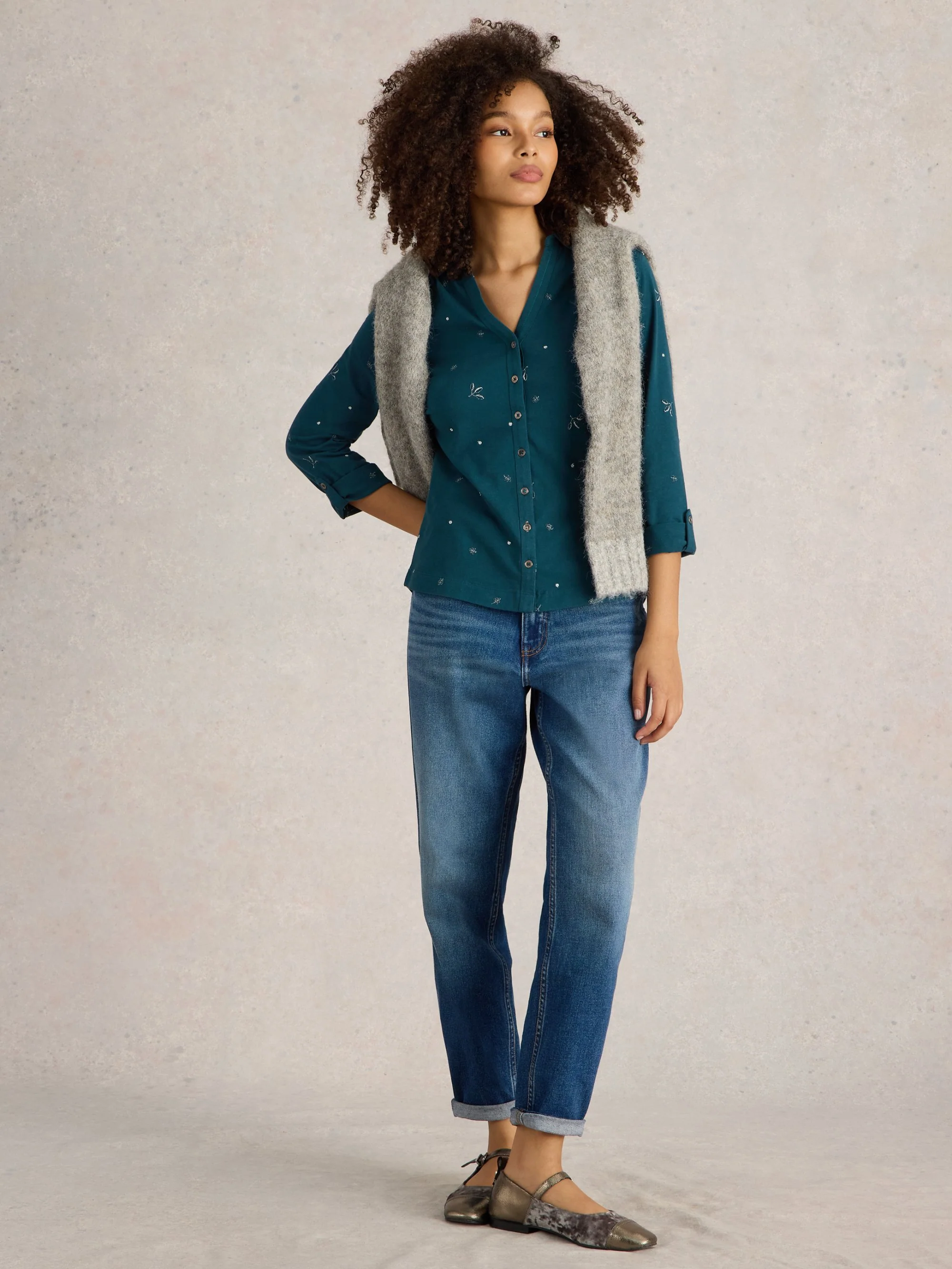 ANNIE EMBROIDERED SHIRT - Image 6