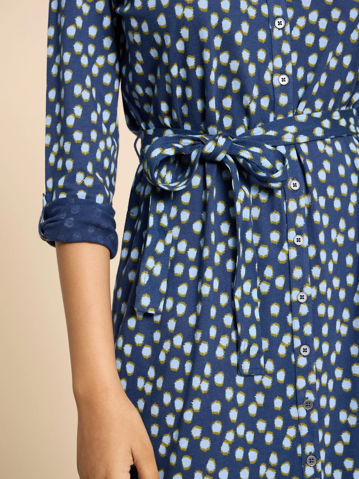 Annie Jersey Shirt Dress - Image 12
