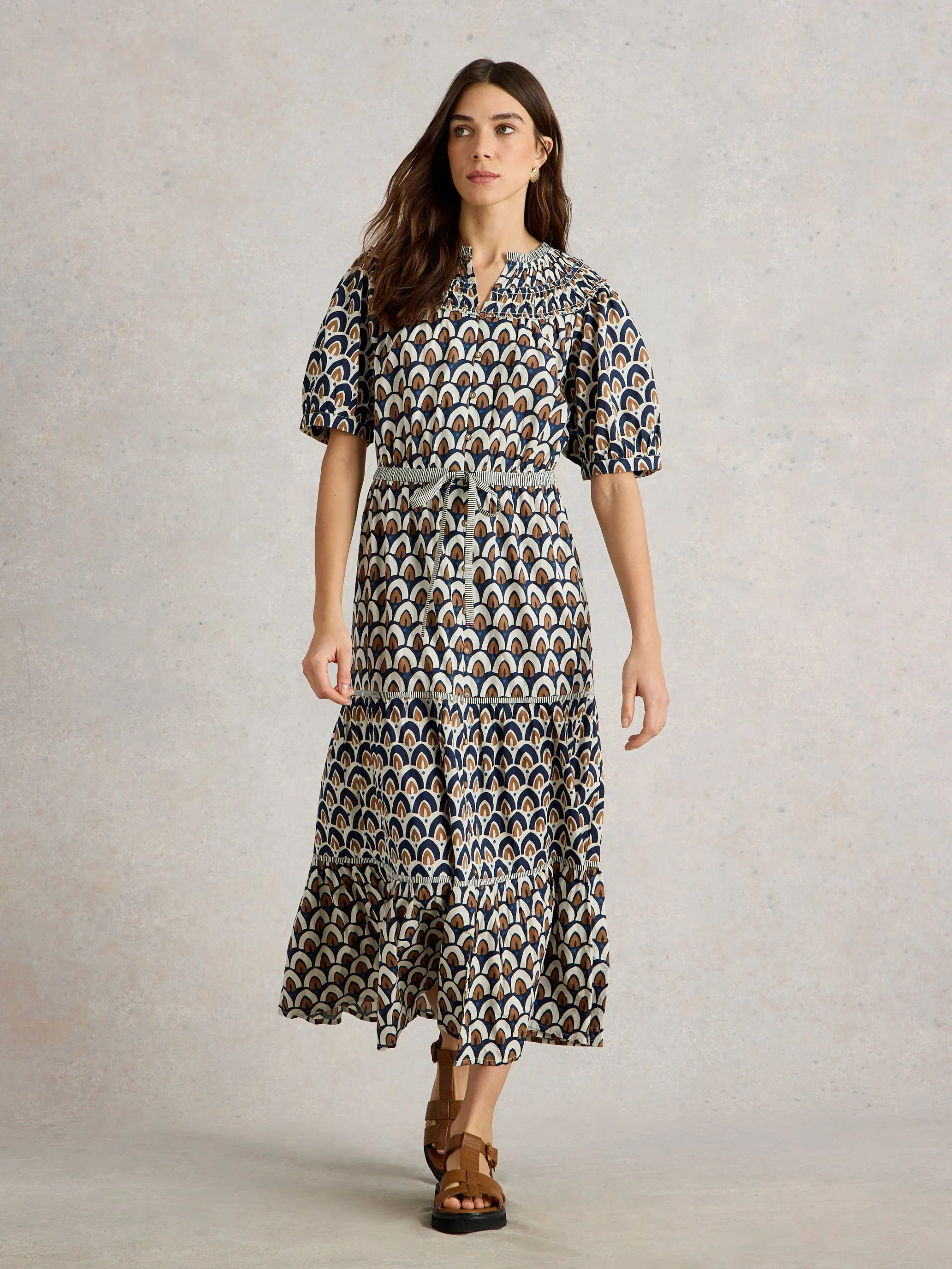 Ariel Tiered Woven Dress - Image 2