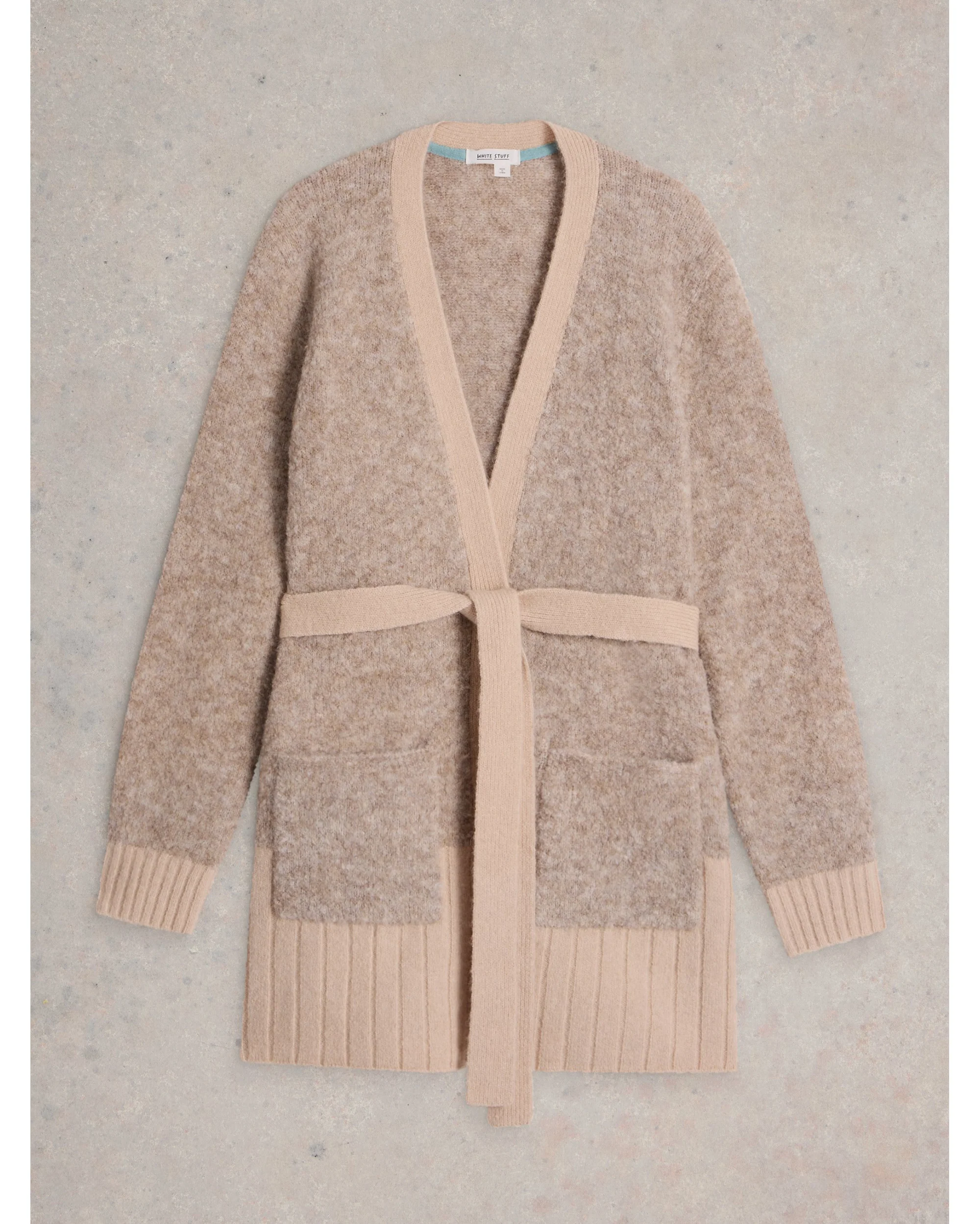 BOBBY BOUCLE BELTED CARDI - Image 2