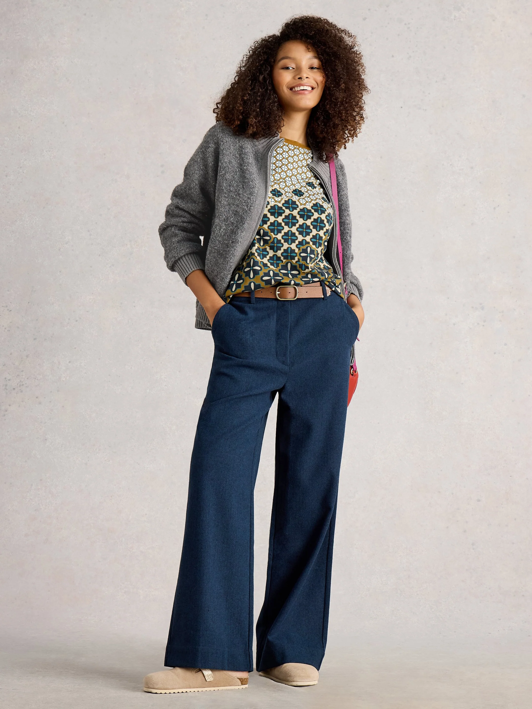 BOBBY BOUCLE ZIP CARDI - Image 5