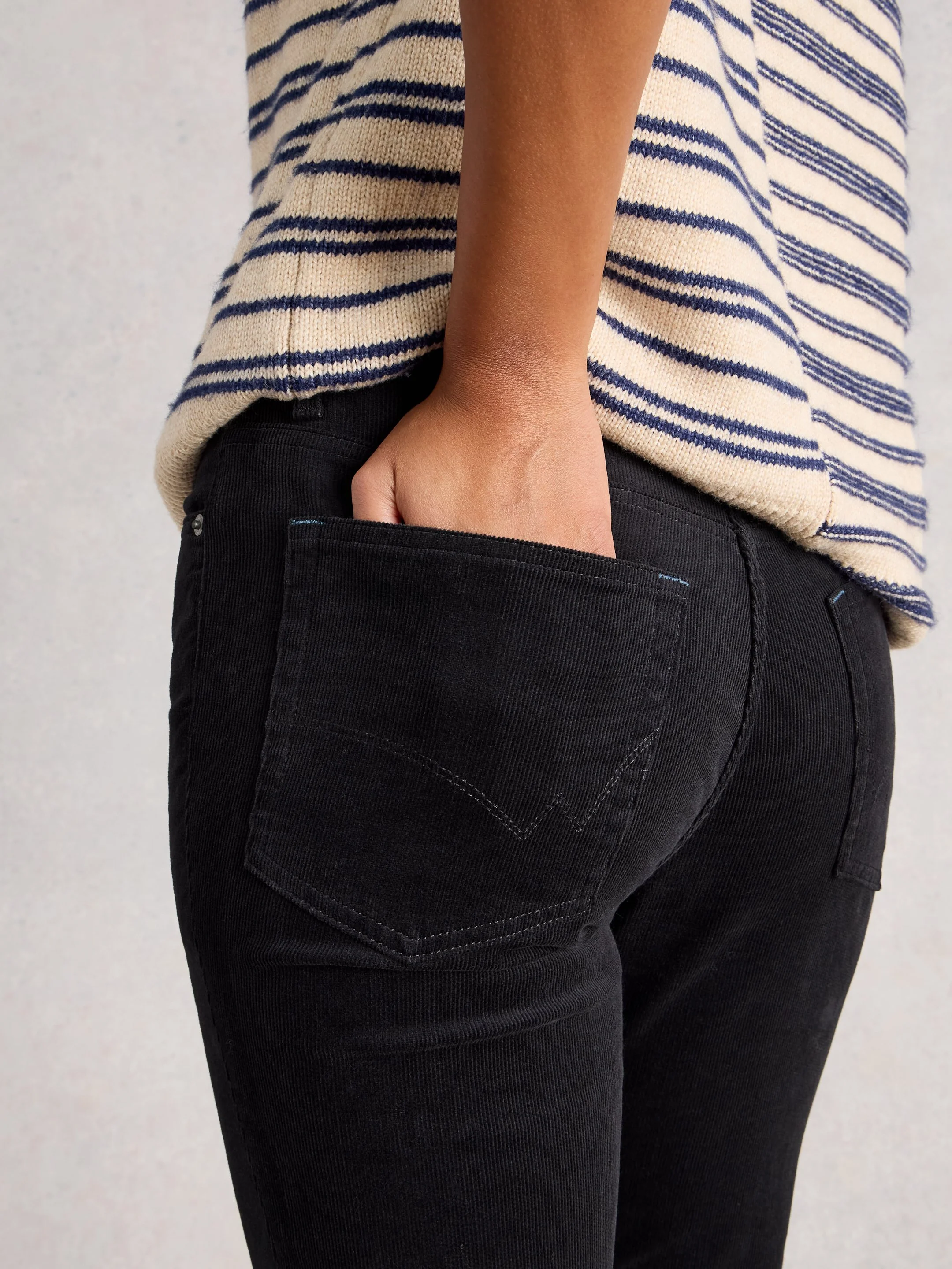 Brooke Cord Straight Trouser - Image 3