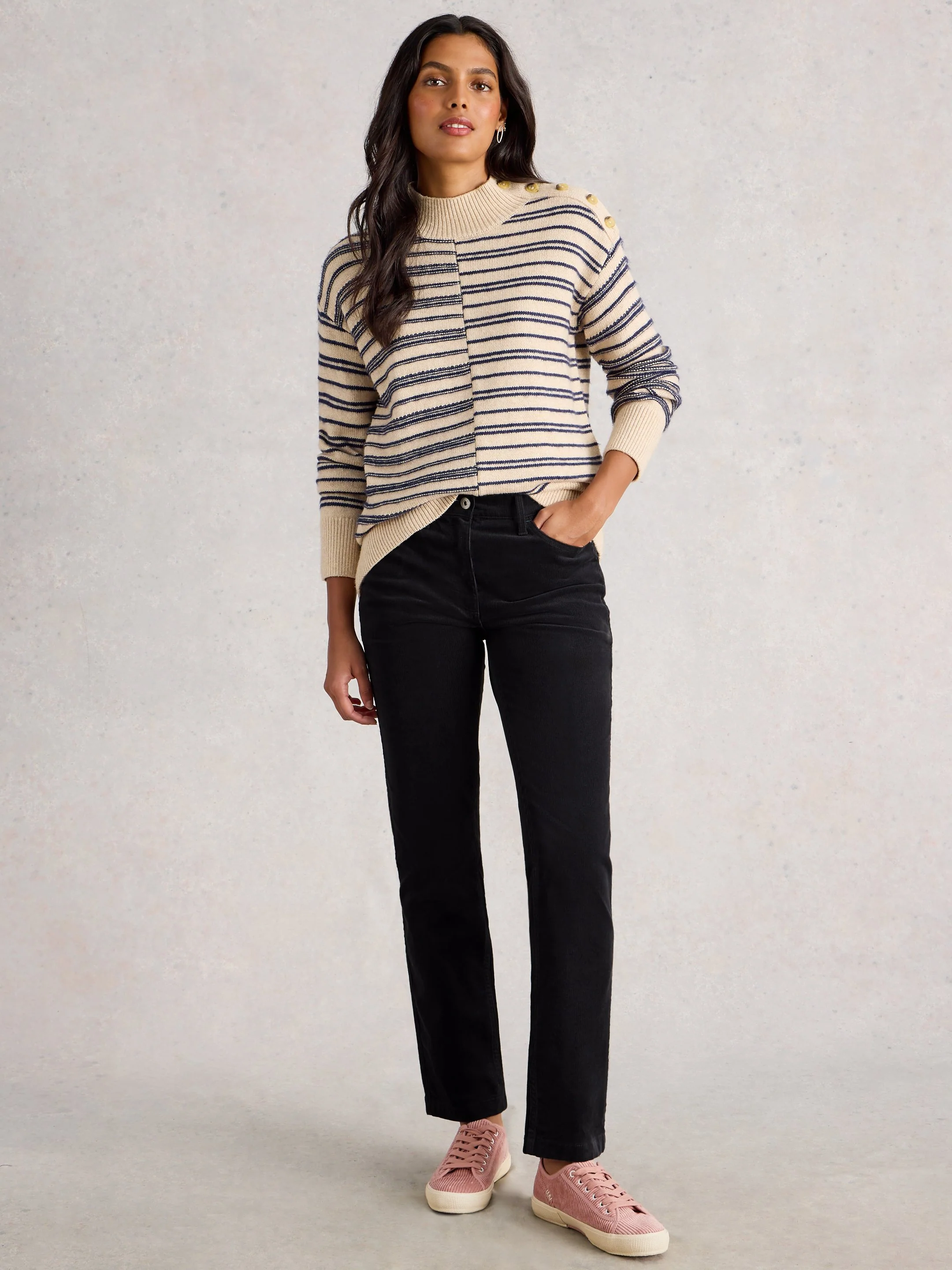 Brooke Cord Straight Trouser - Image 6