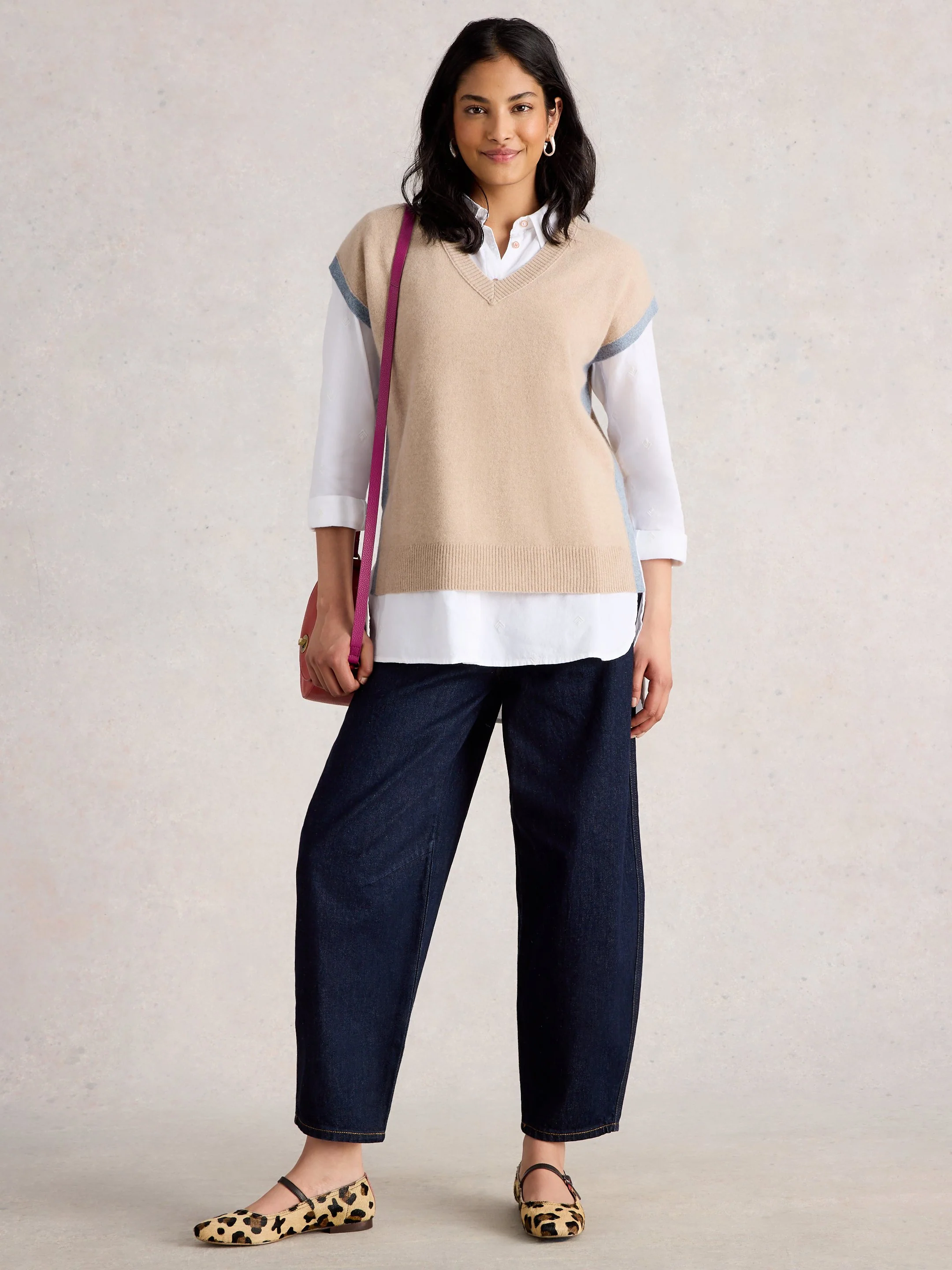 CASHMERE V NECK TANK - Image 5