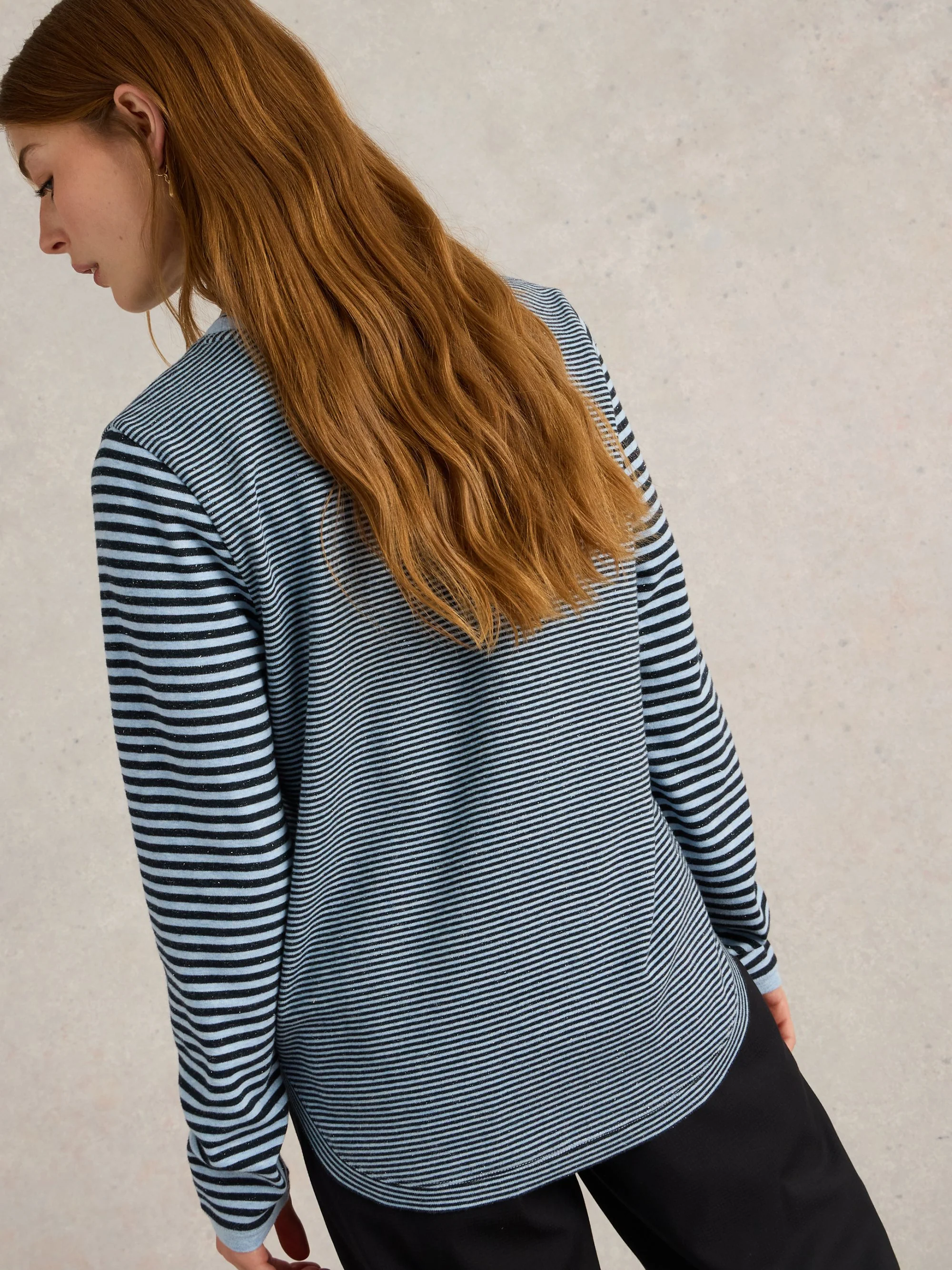 CLARA SPARKLE LONG SLEEVE TEE - Image 4