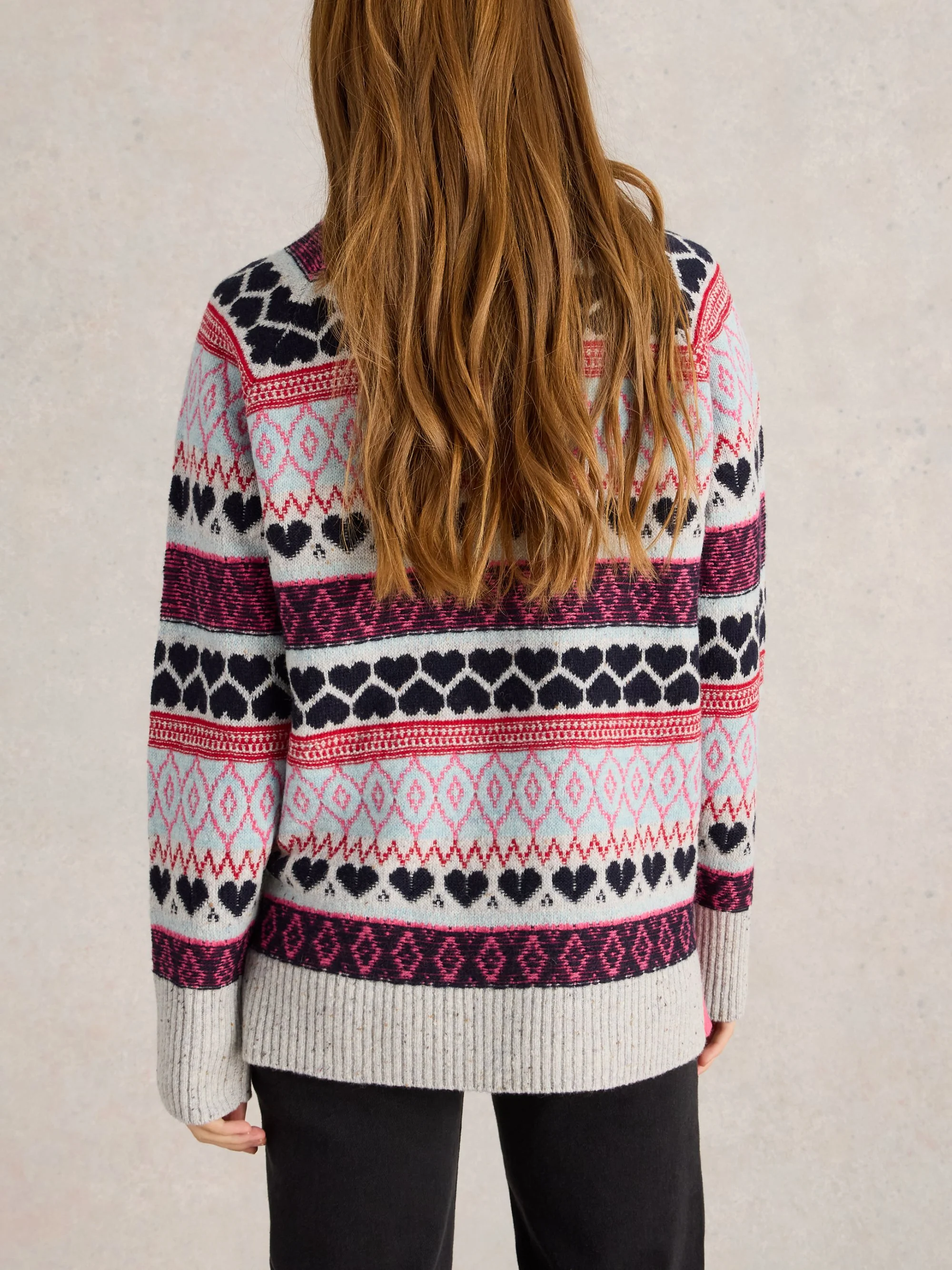 Gabby Longline Fairisle Jumper - Image 6