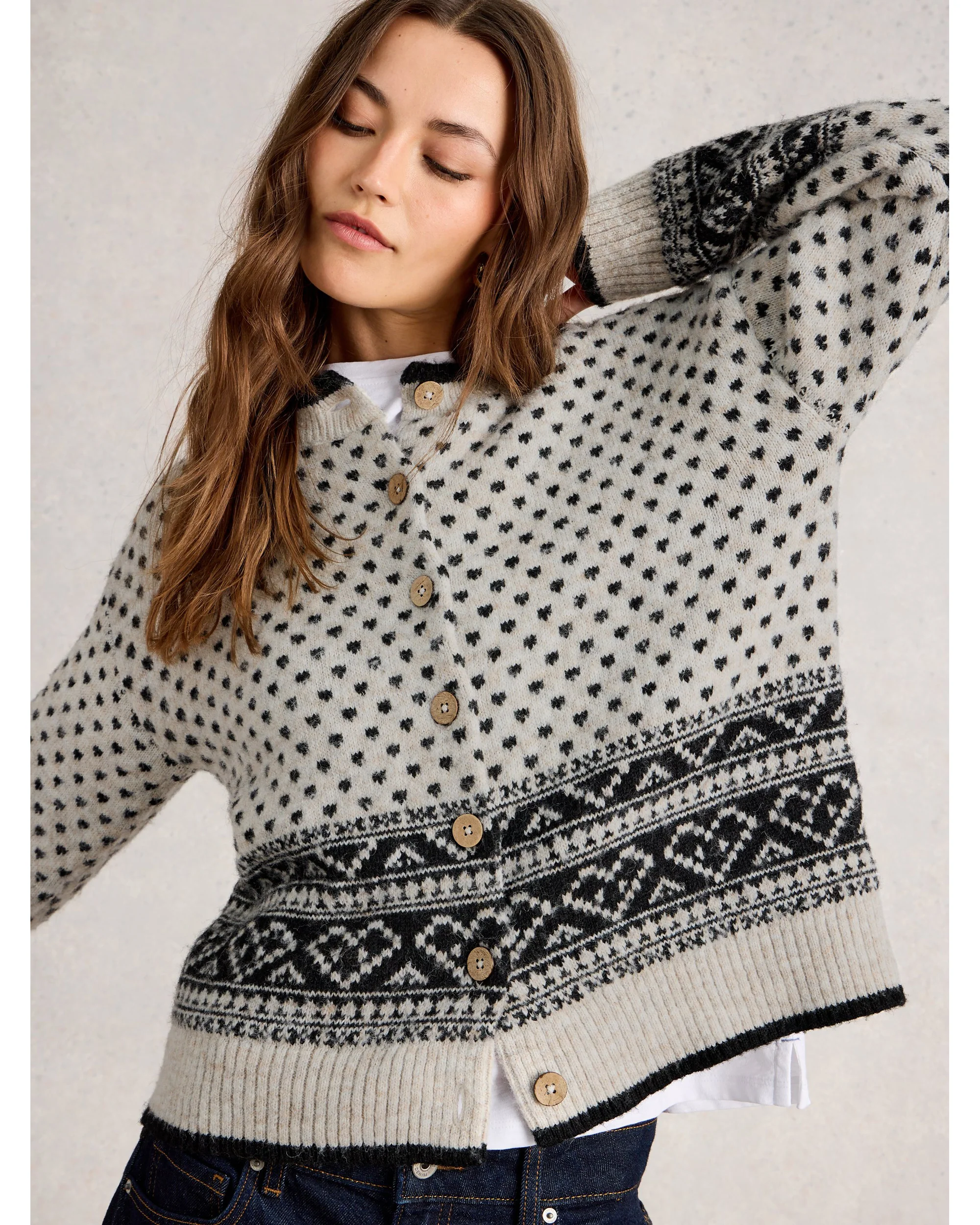 HOLLY HEART CARDI