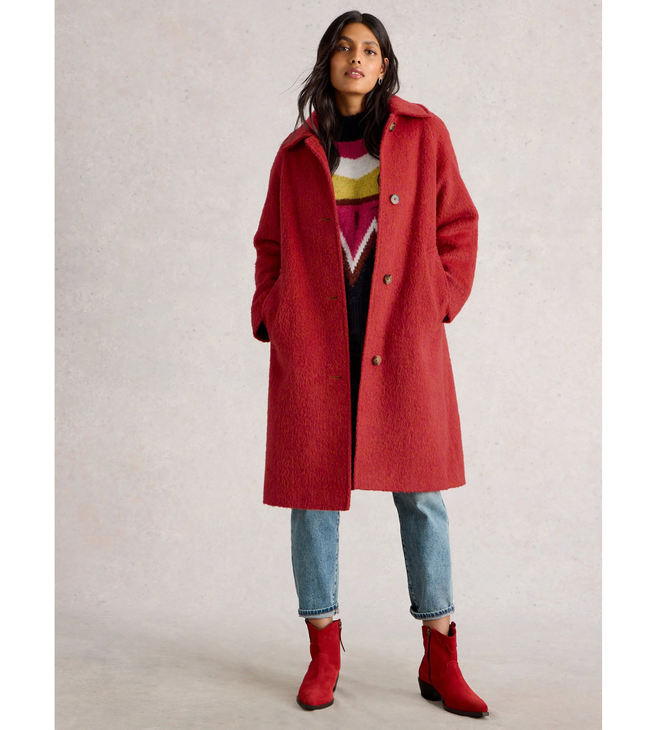 Kelsey Wool Blend Coat - Image 9