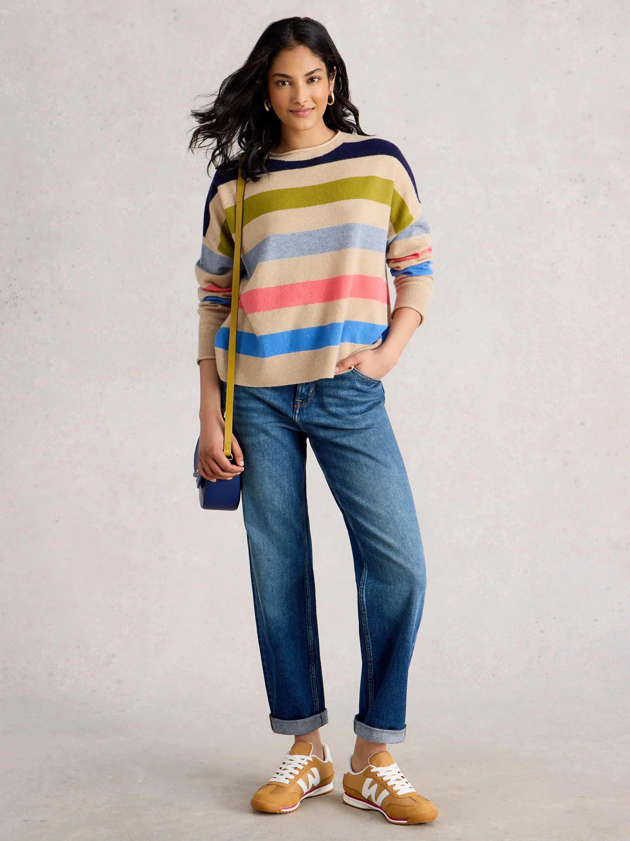 KITTY STRIPE CASHMERE JUMPER - Image 12