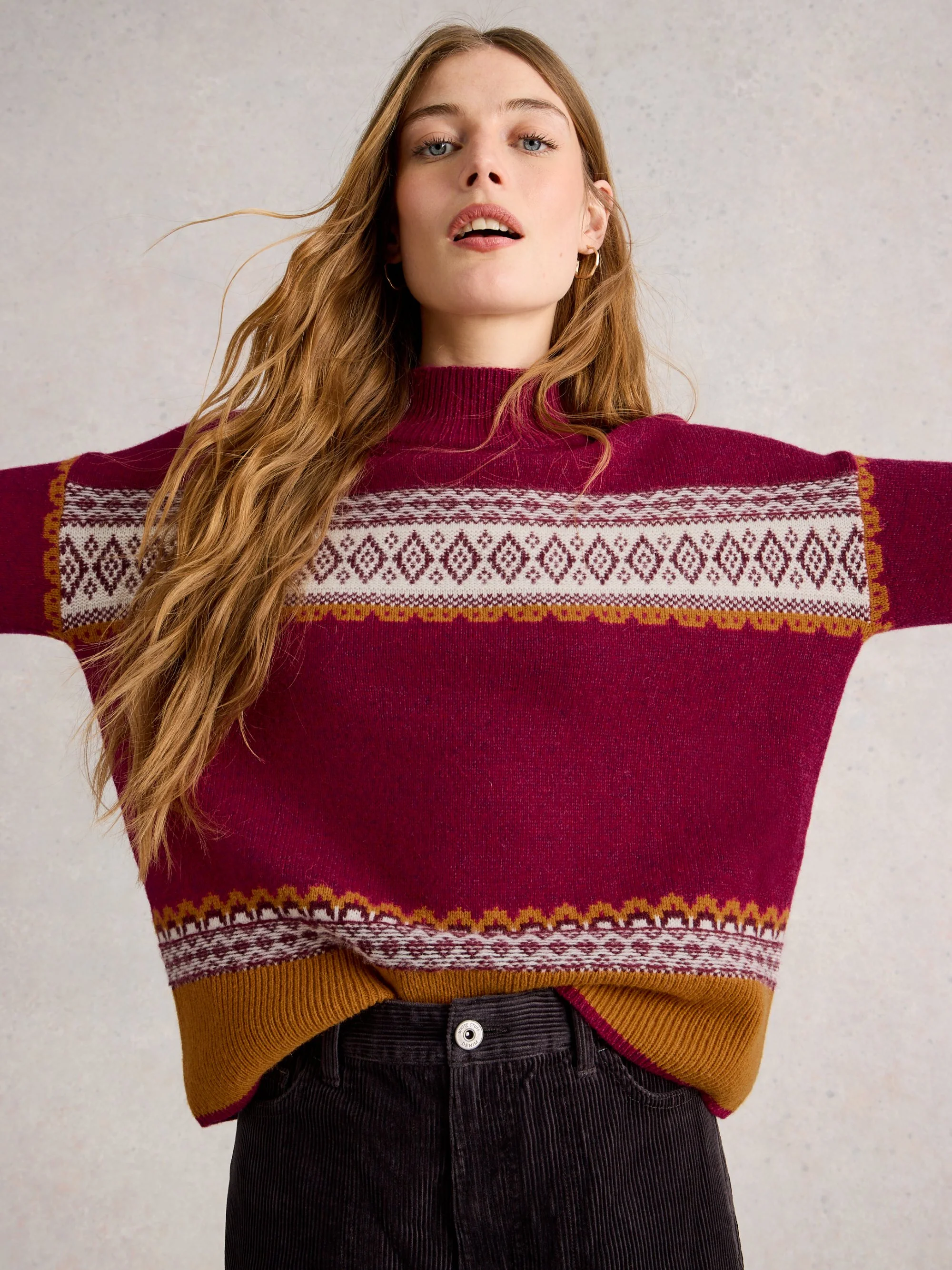 Millie Fairisle Jumper - Image 4