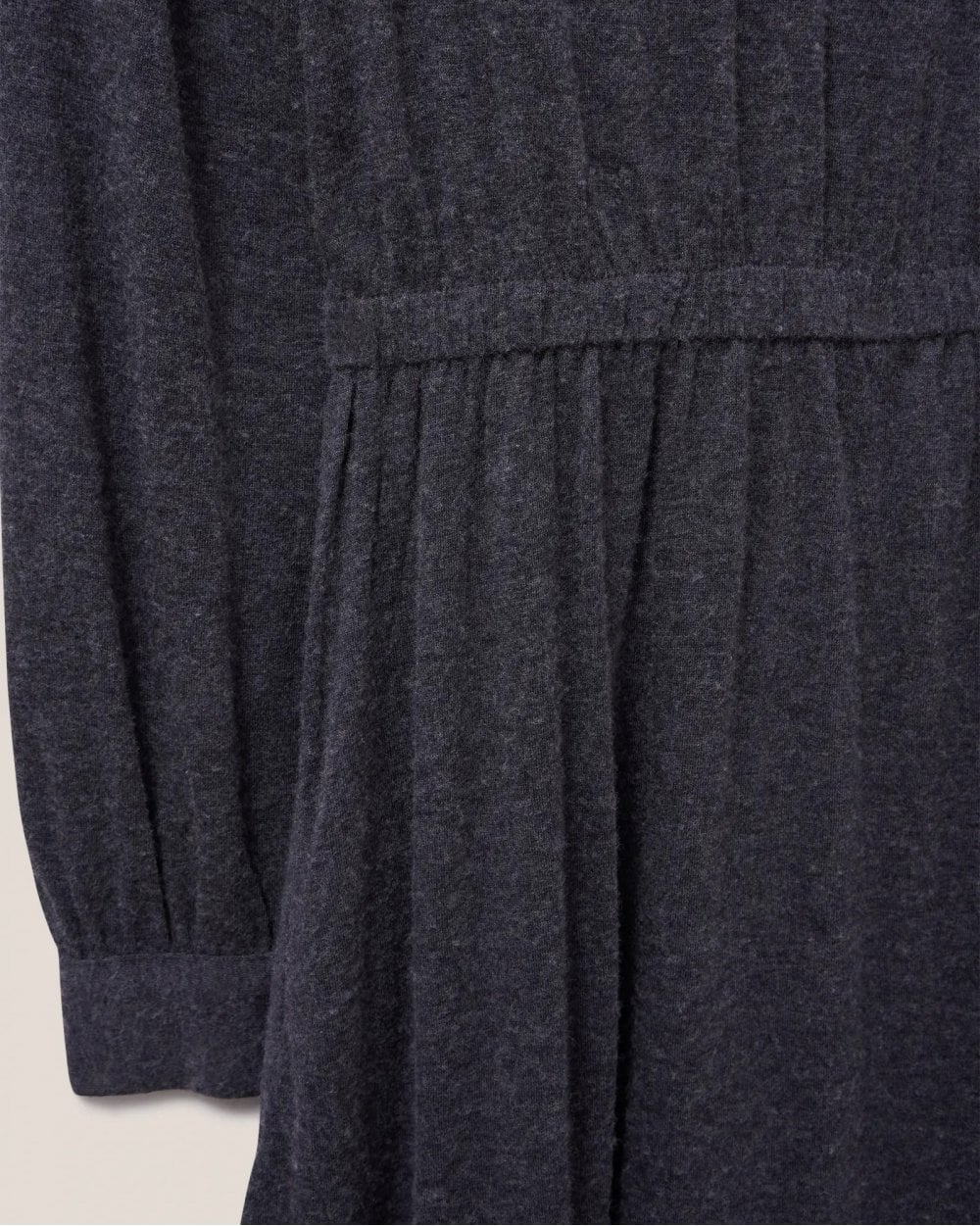 Olive Wool Mix Jersey Dress - Image 6