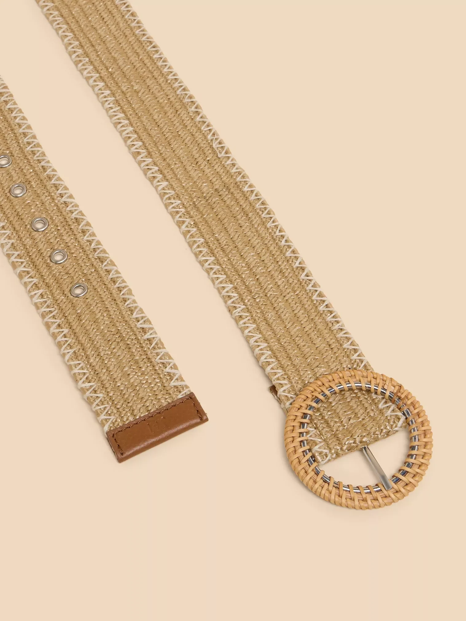 Raffia Woven Belt - Image 2