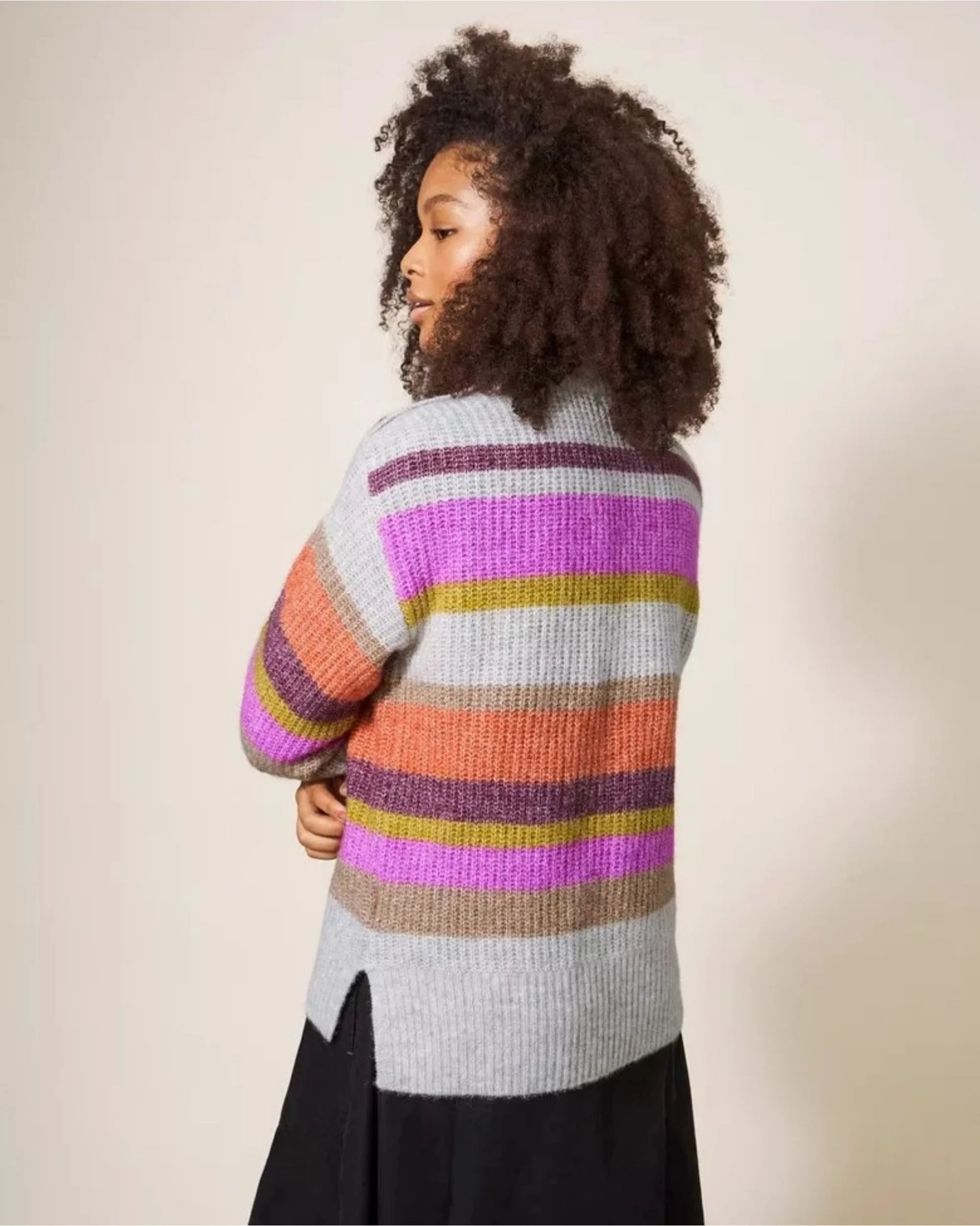 RAINBOW STRIPE JUMPER - Image 3