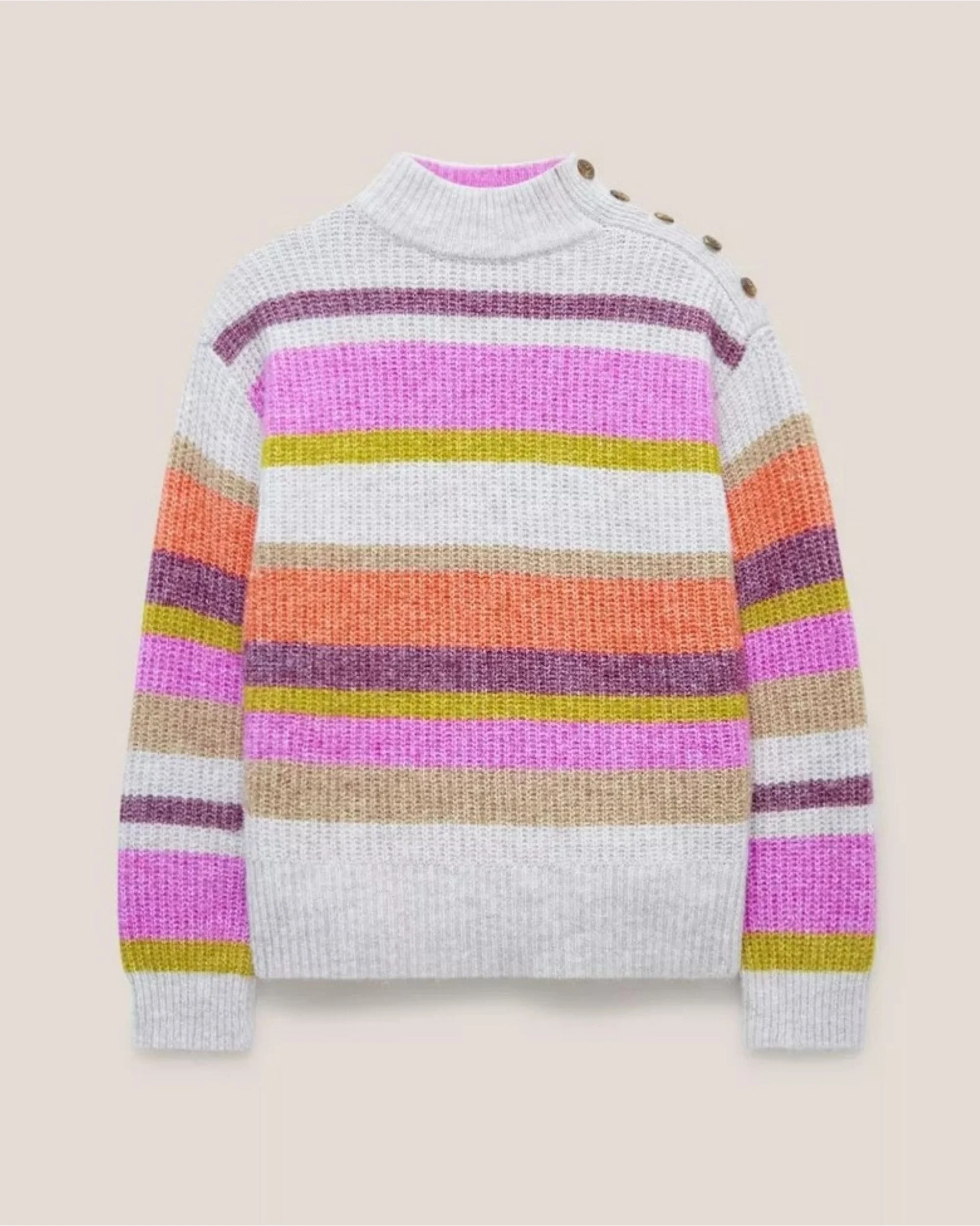 RAINBOW STRIPE JUMPER - Image 5
