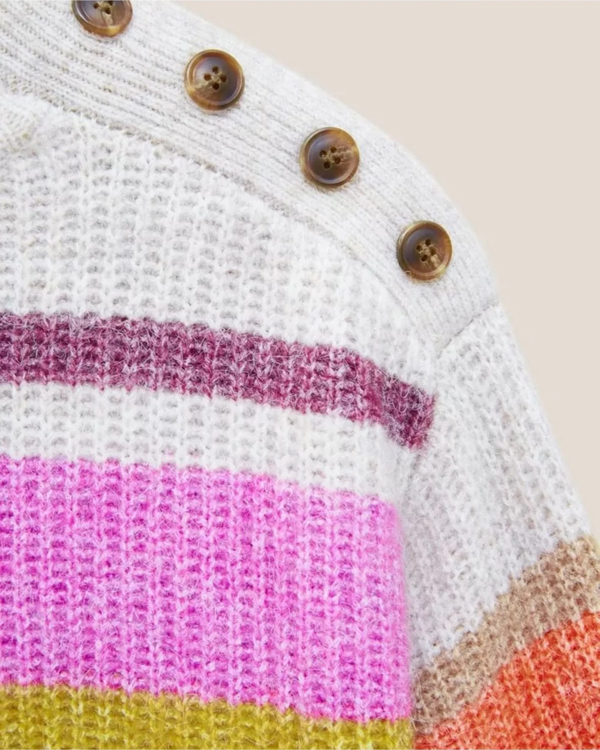RAINBOW STRIPE JUMPER - Image 6