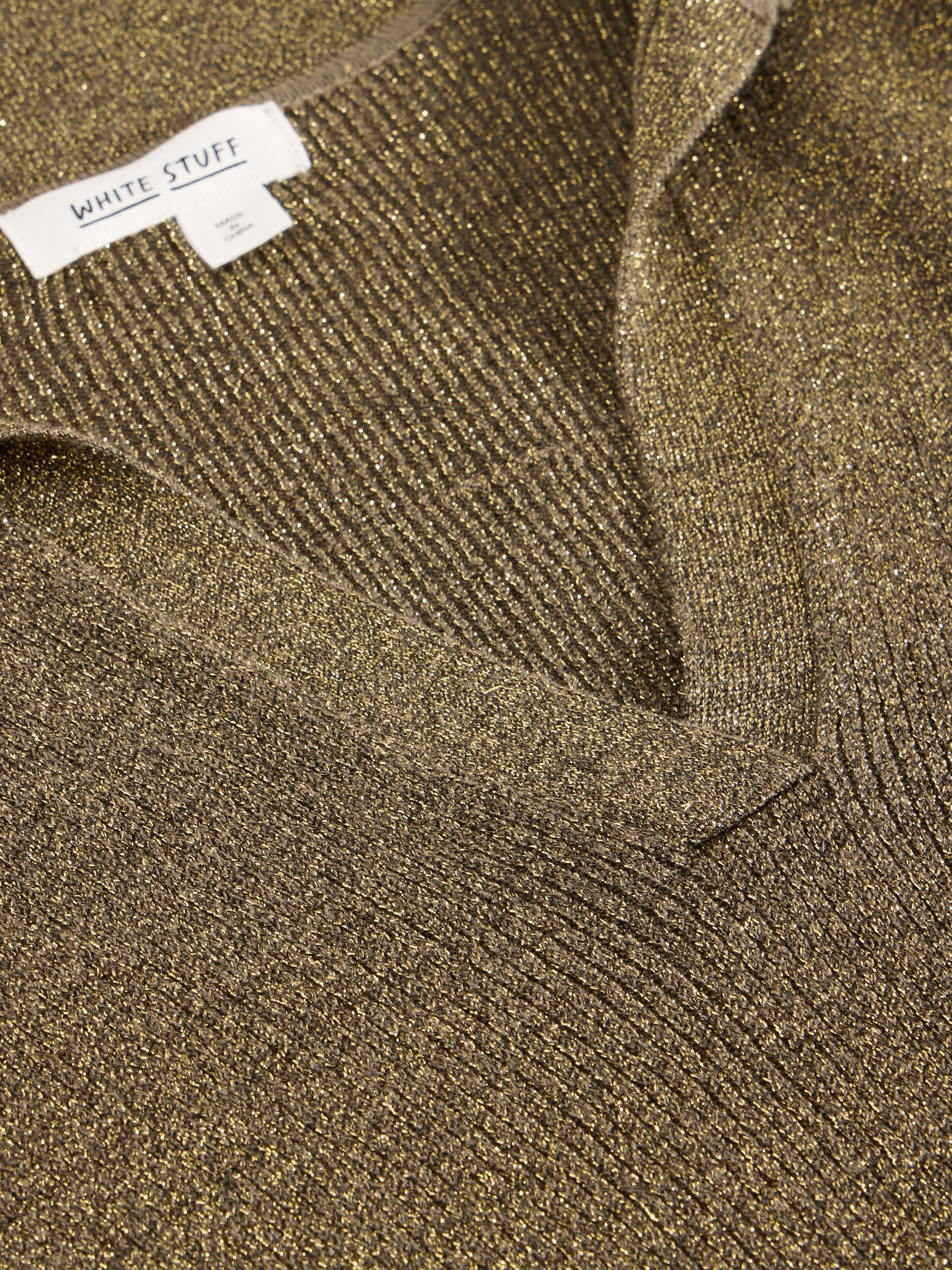 Riley Sparkle Rib Collar Jumper - Image 6