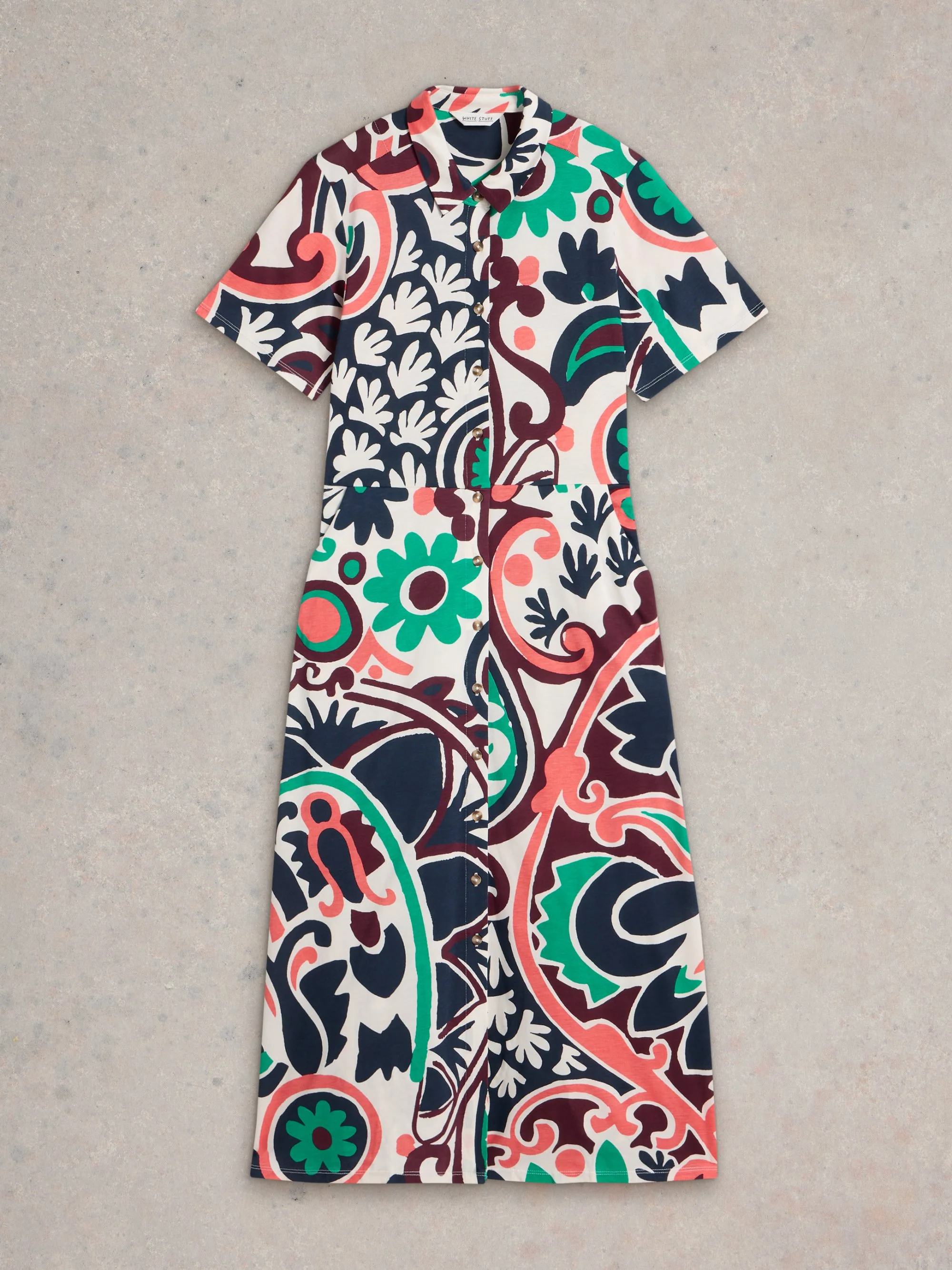 Rua Jersey Shirt Dress - Image 2