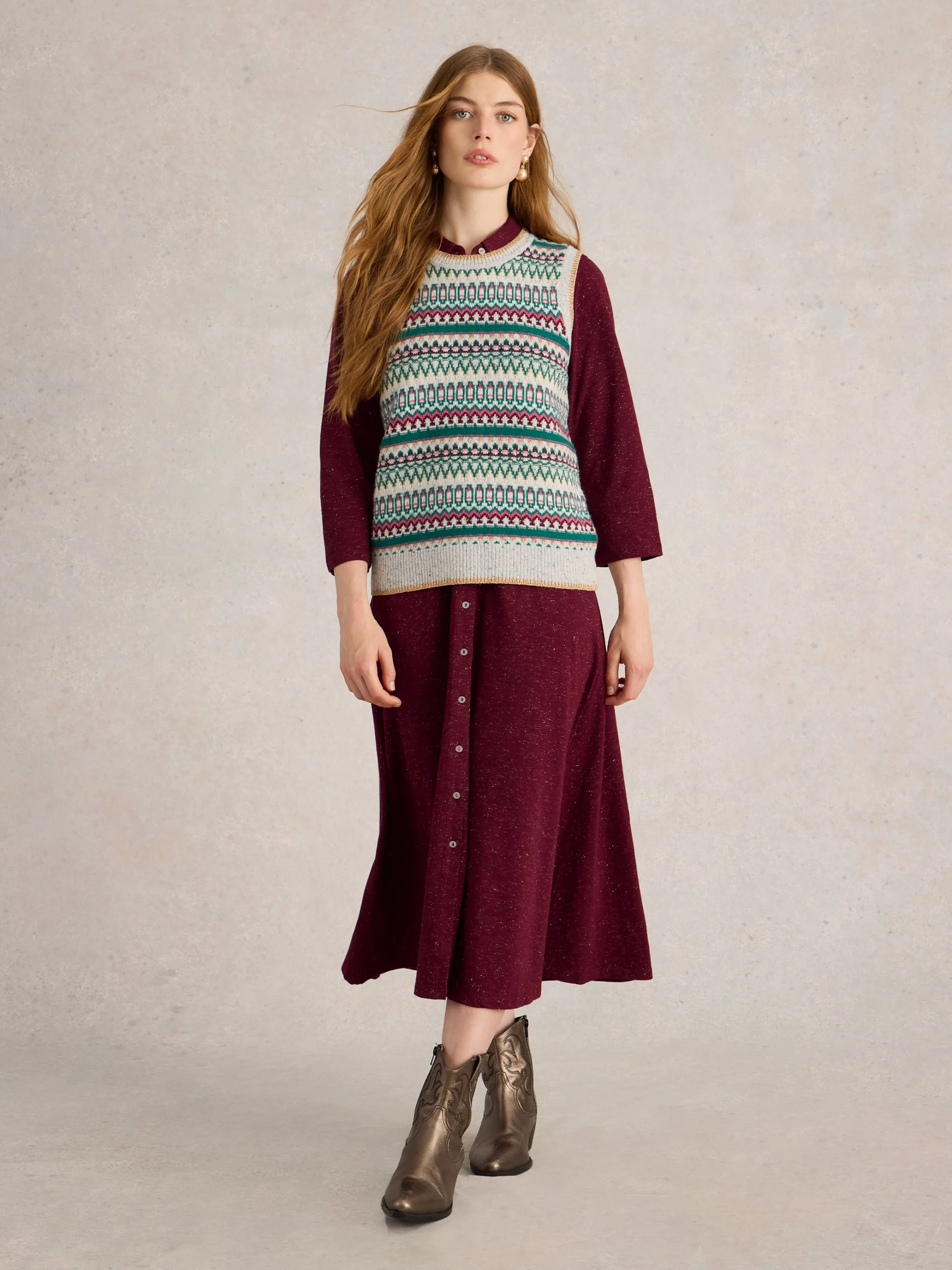 Rua Sparkle Jersey Dress - Image 4