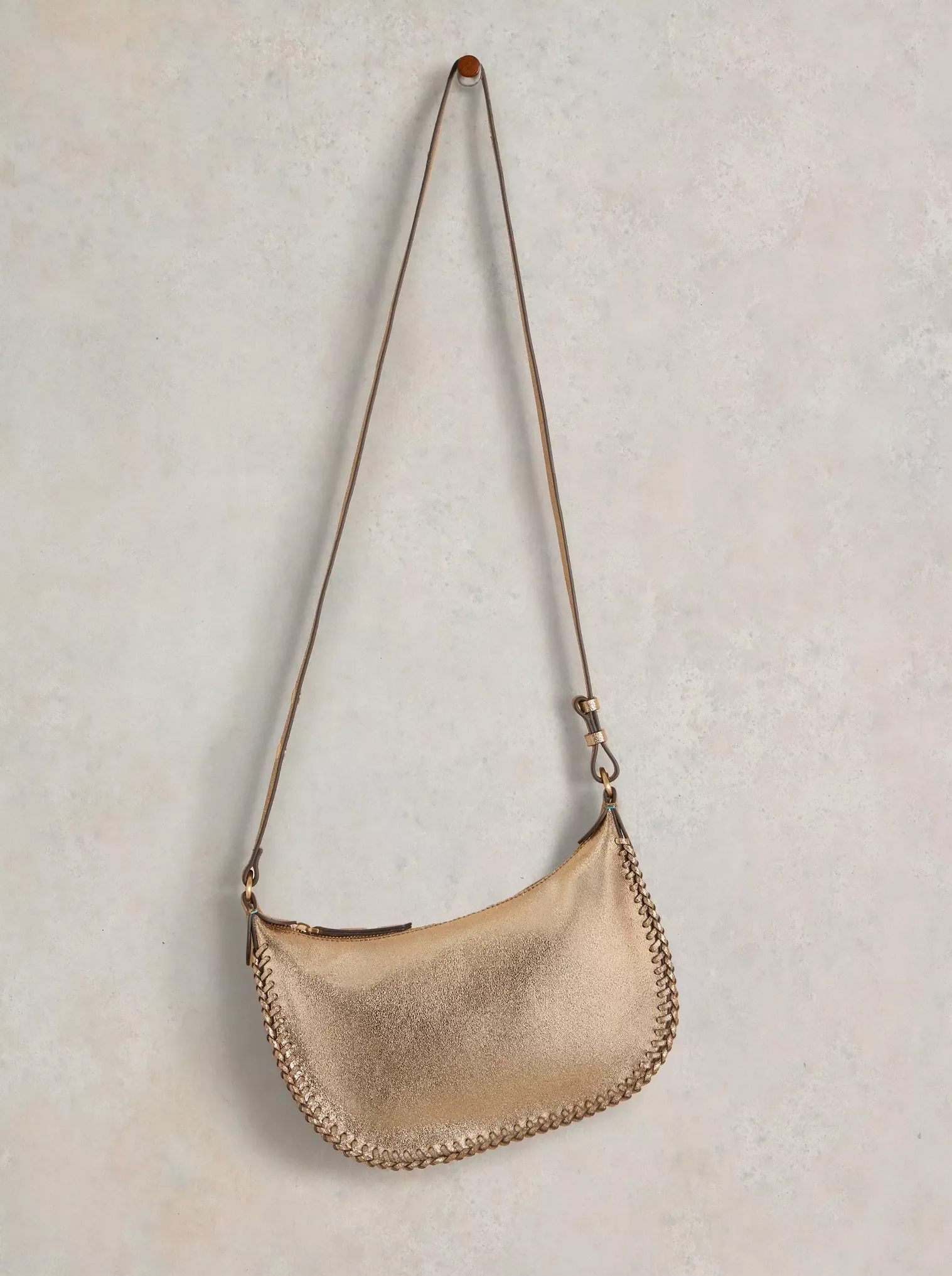 Suzie Swing Convertible Bag Gold Tone Metallic - Image 4