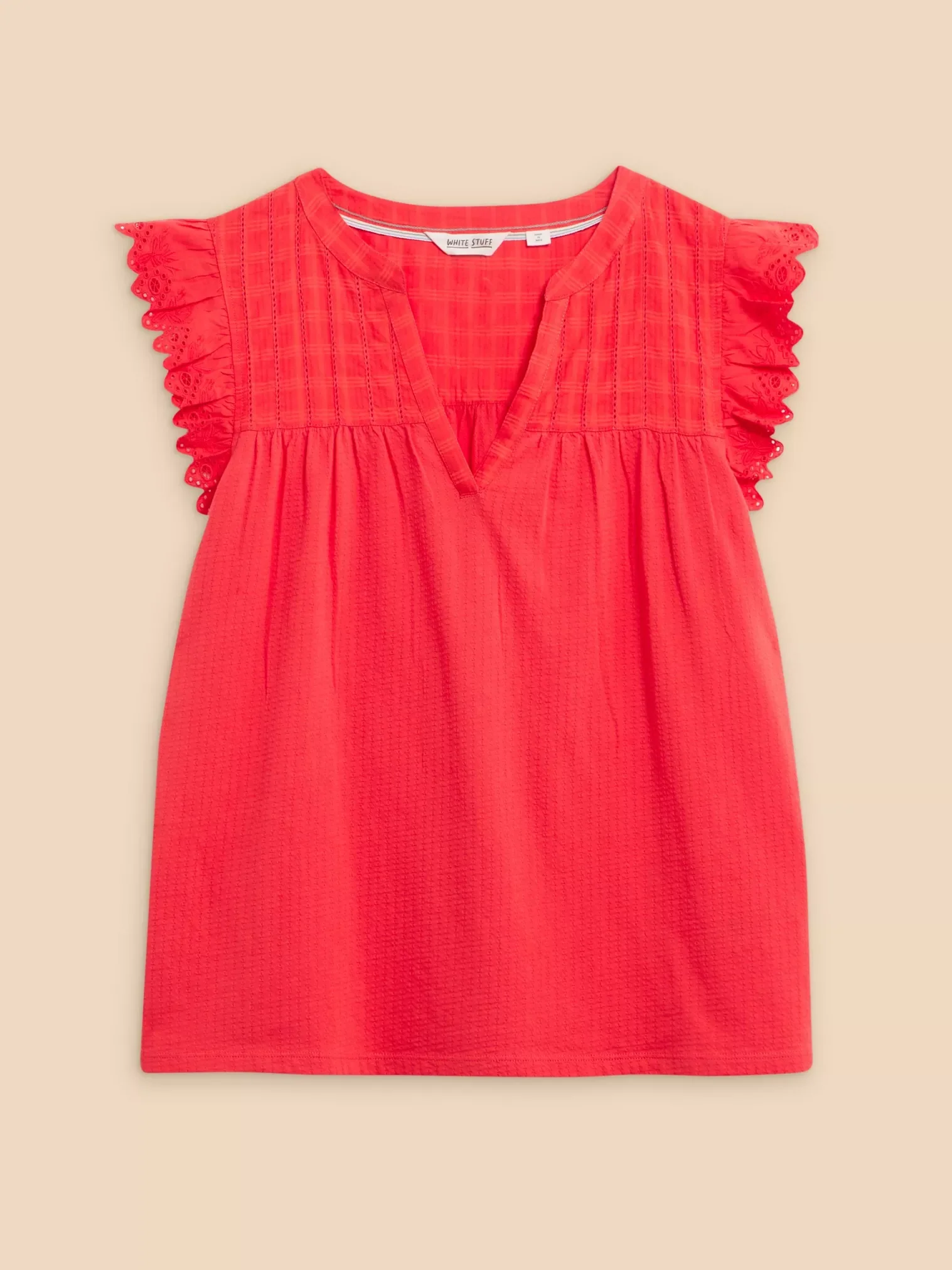 Tessa Woven Frill Top - Image 2