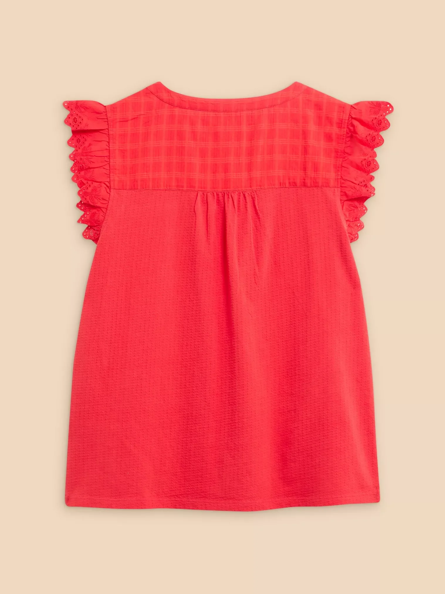 Tessa Woven Frill Top - Image 6