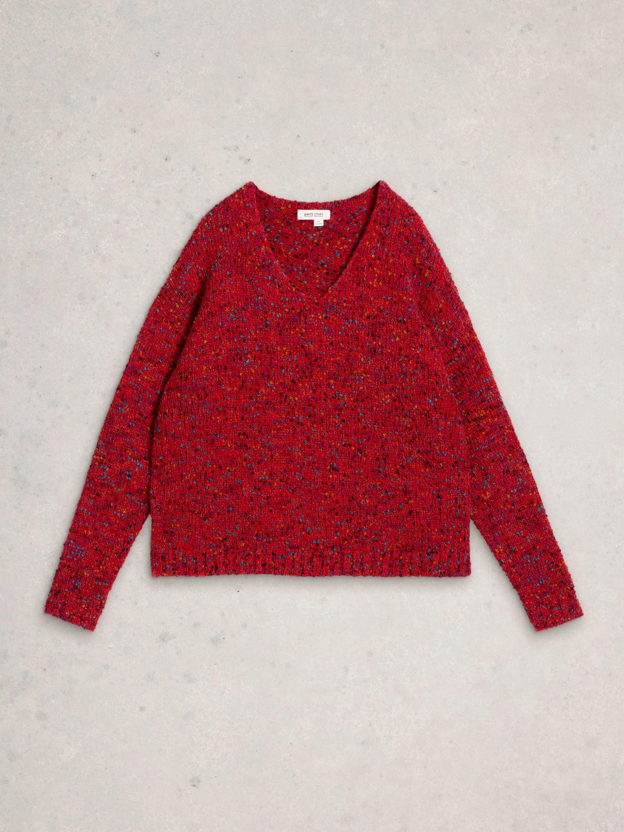 Texture V Neck