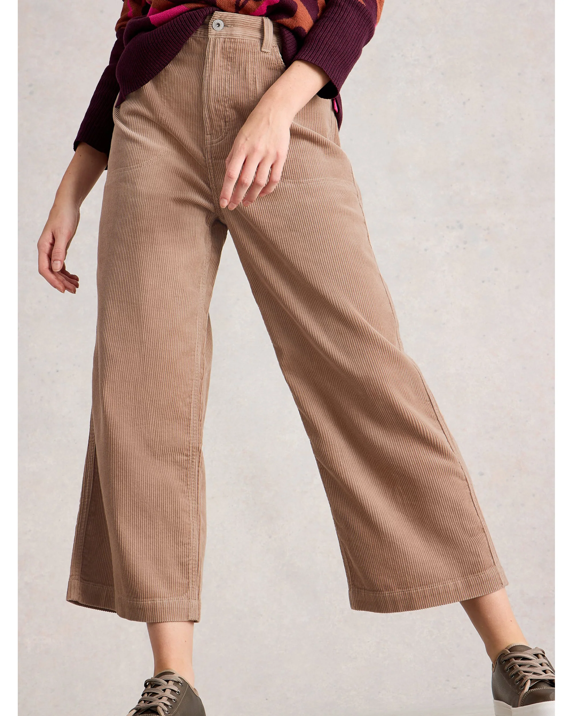 Tia Cord Wide Leg Crop - Image 3