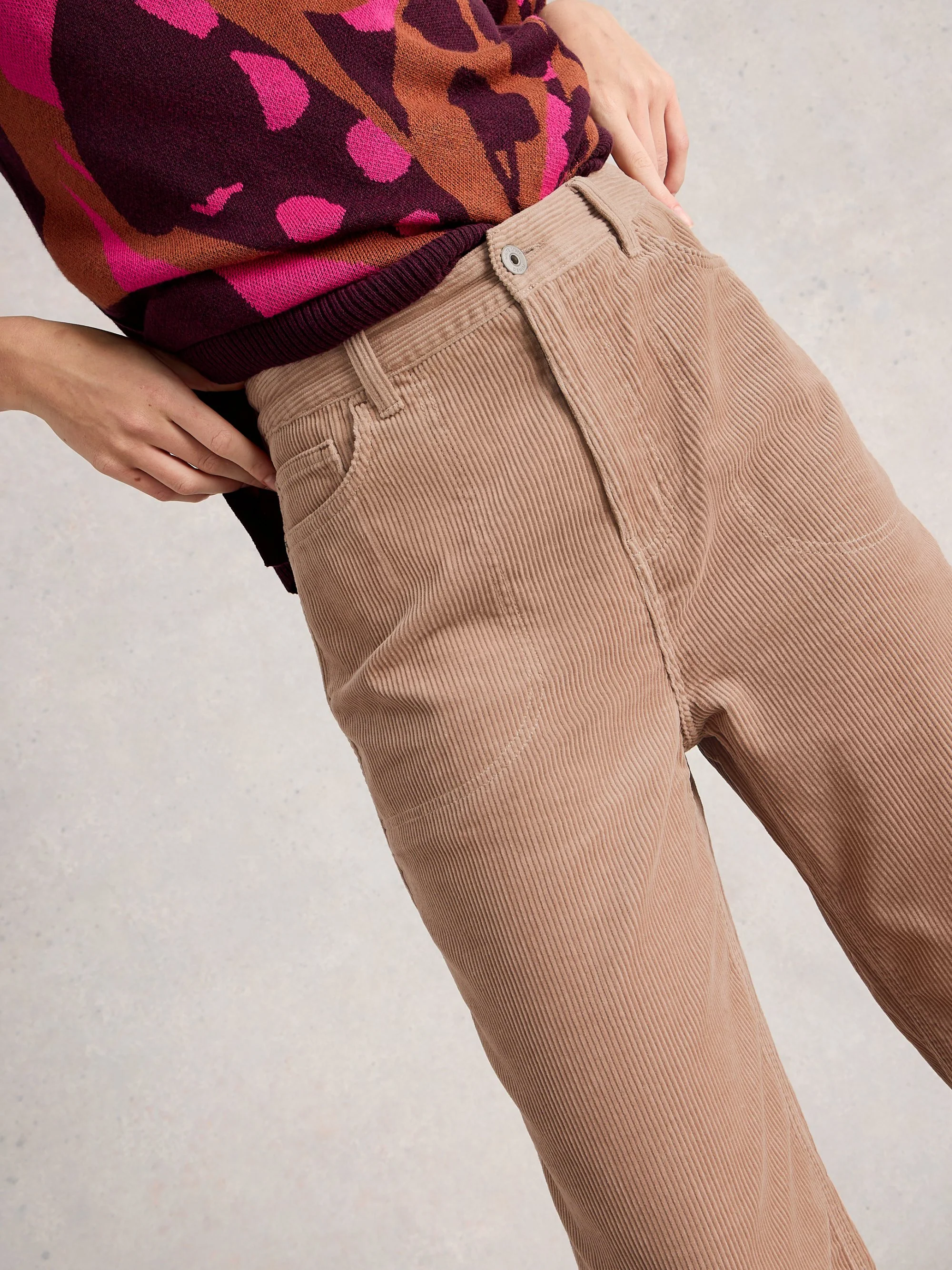 Tia Cord Wide Leg Crop - Image 6