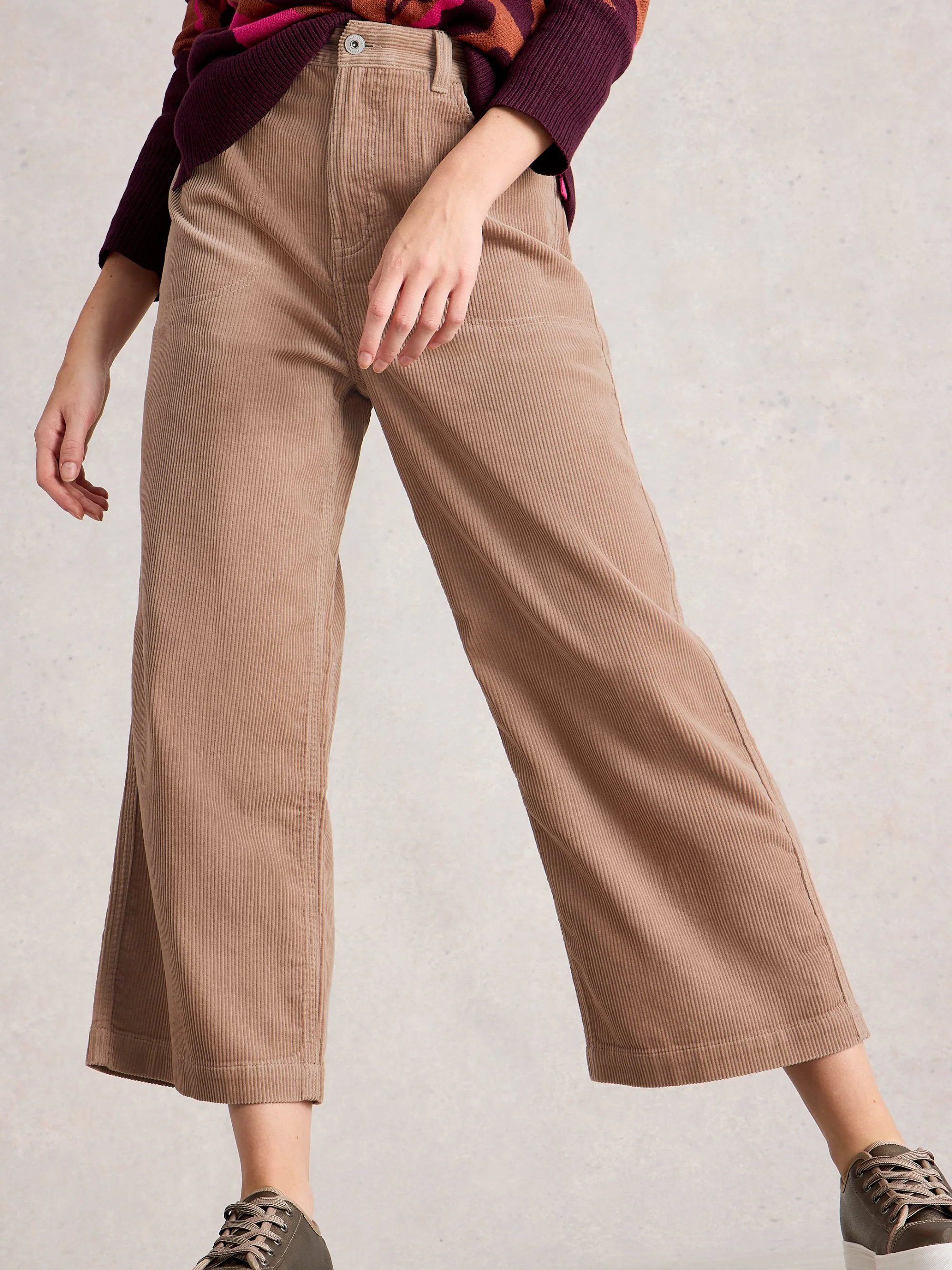 Tia Cord Wide Leg Crop - Image 7