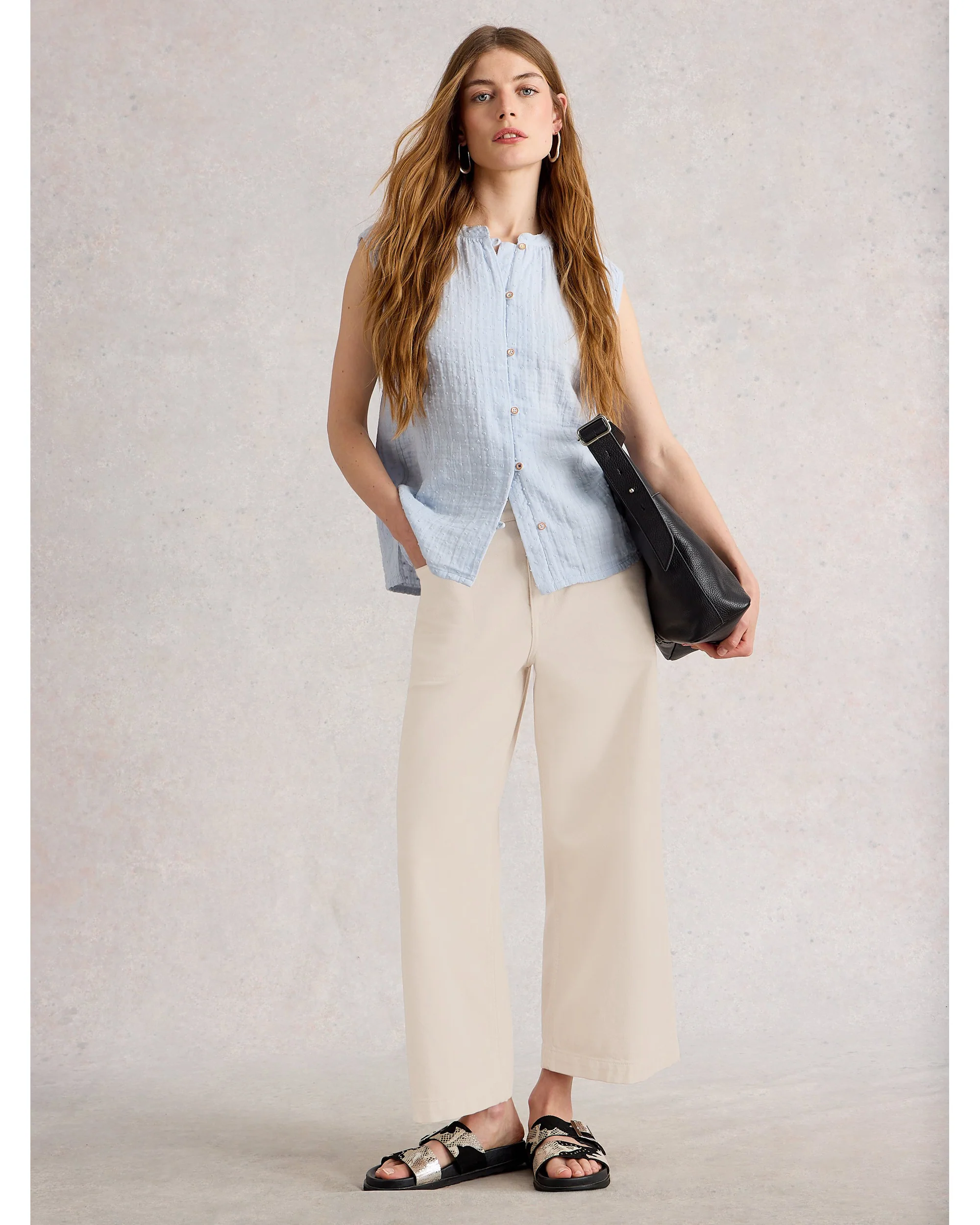 Tia Wide Leg Crop Jean - Image 13
