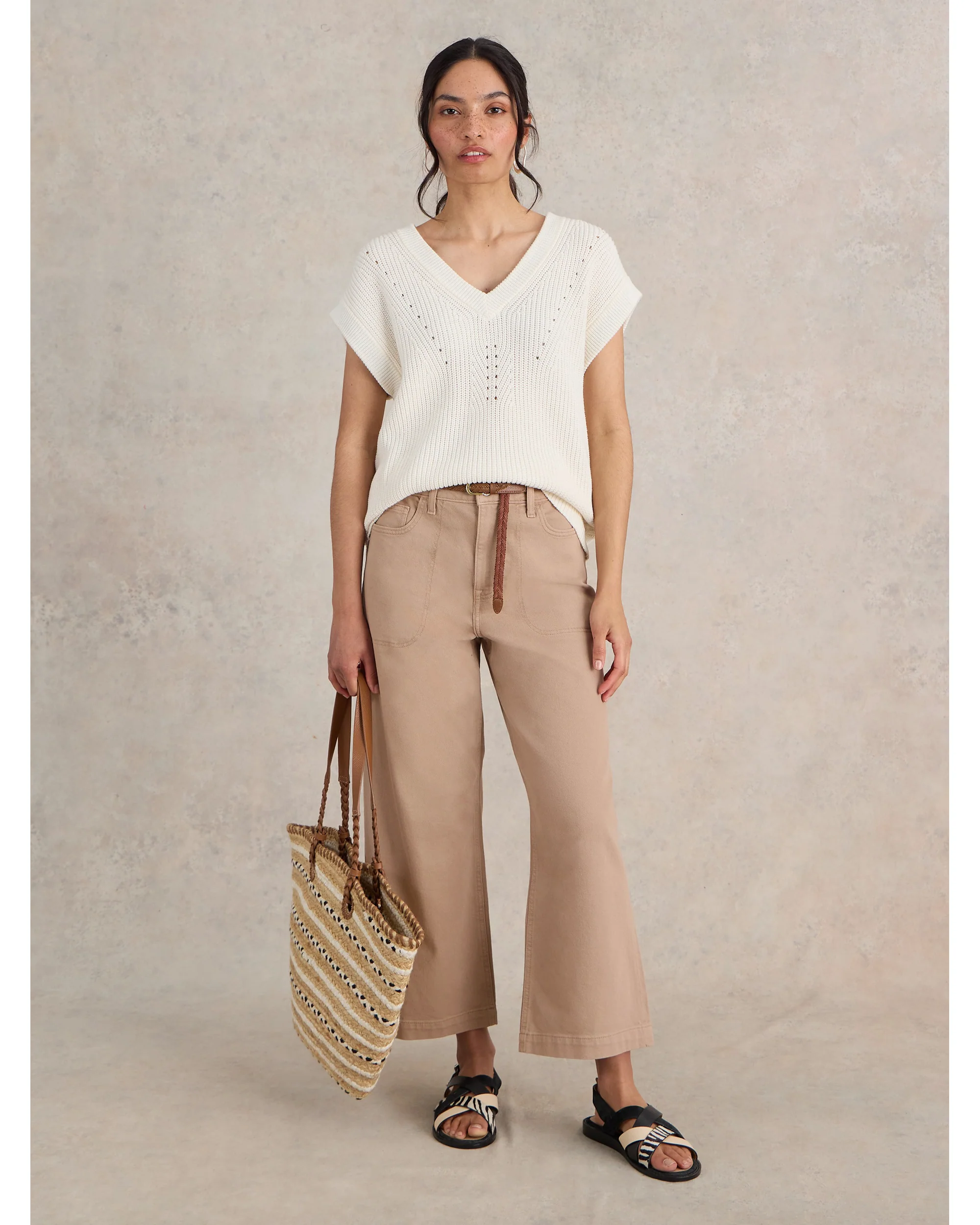 Tia Wide Leg Crop Jean - Image 7